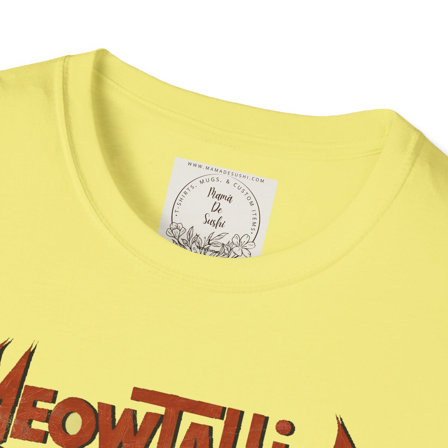 MeowTallicA Cat - Kitty - MamaDeSushi - Unisex Softstyle T-Shirt