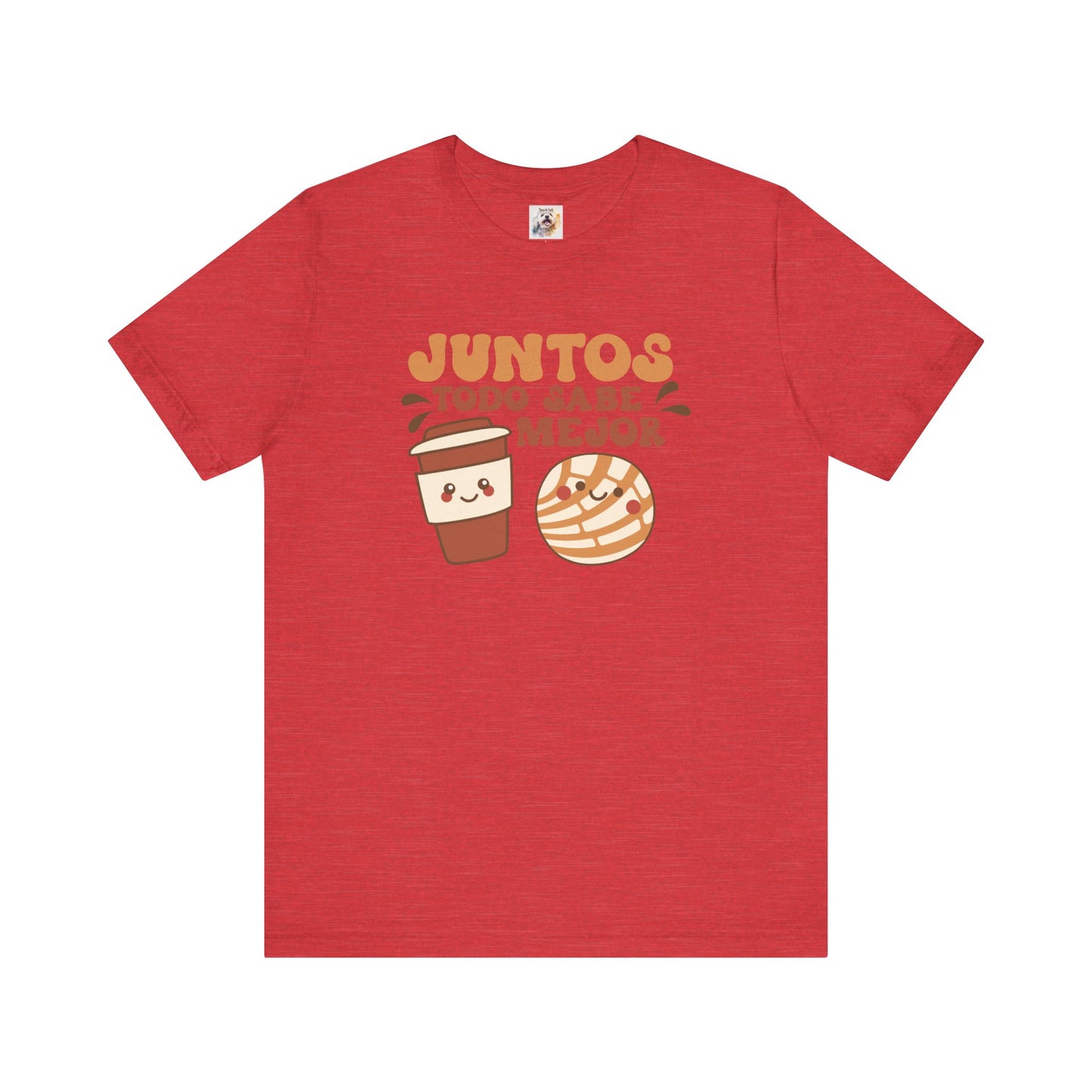 Juntos todo sabe mejor - Cafe y Conchas - MamaDeSushi - Unisex Jersey Short Sleeve Tee