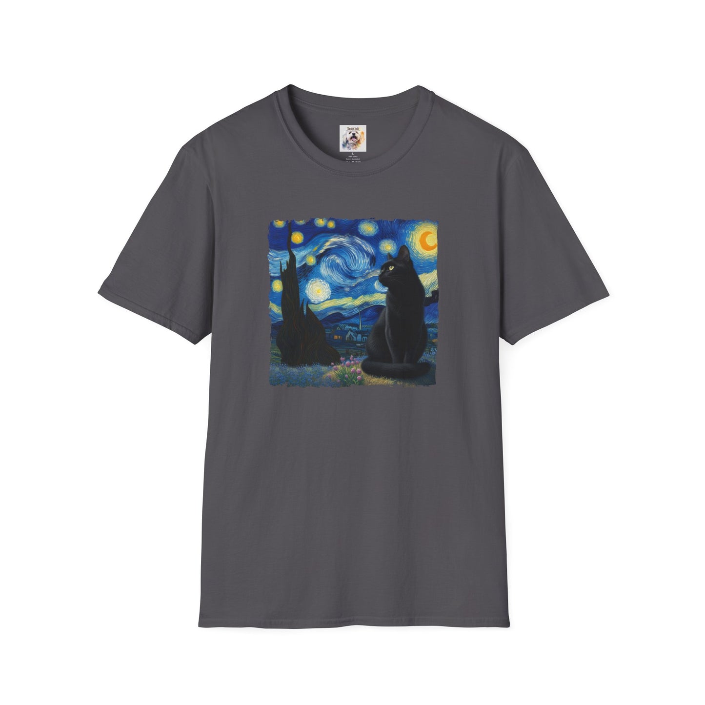 The BlackVang Cat - Kitty - MamaDeSushi - Unisex Softstyle T-Shirt