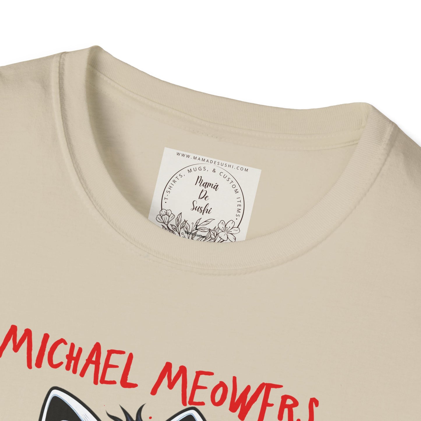 Michael Meowers - Cat - Kitty - MamaDeSushi - Unisex Softstyle T-Shirt