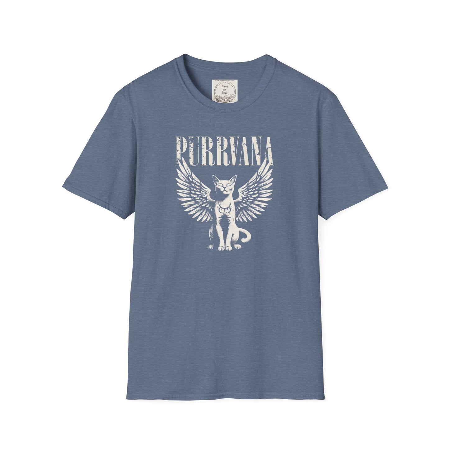 Purrvana - Cat - Kitty - MamaDeSushi - Unisex Softstyle T-Shirt