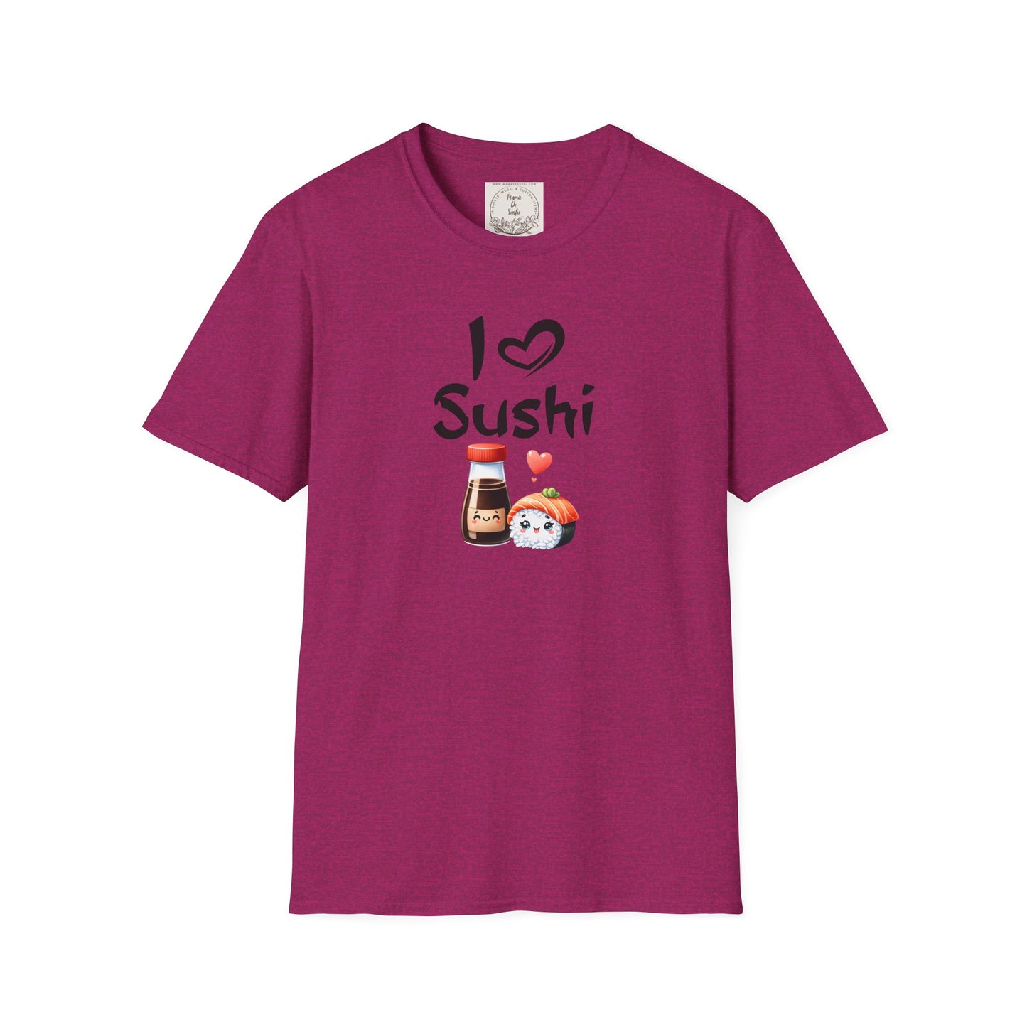 I heart Sushi - MamaDeSushi - Unisex Softstyle T-Shirt
