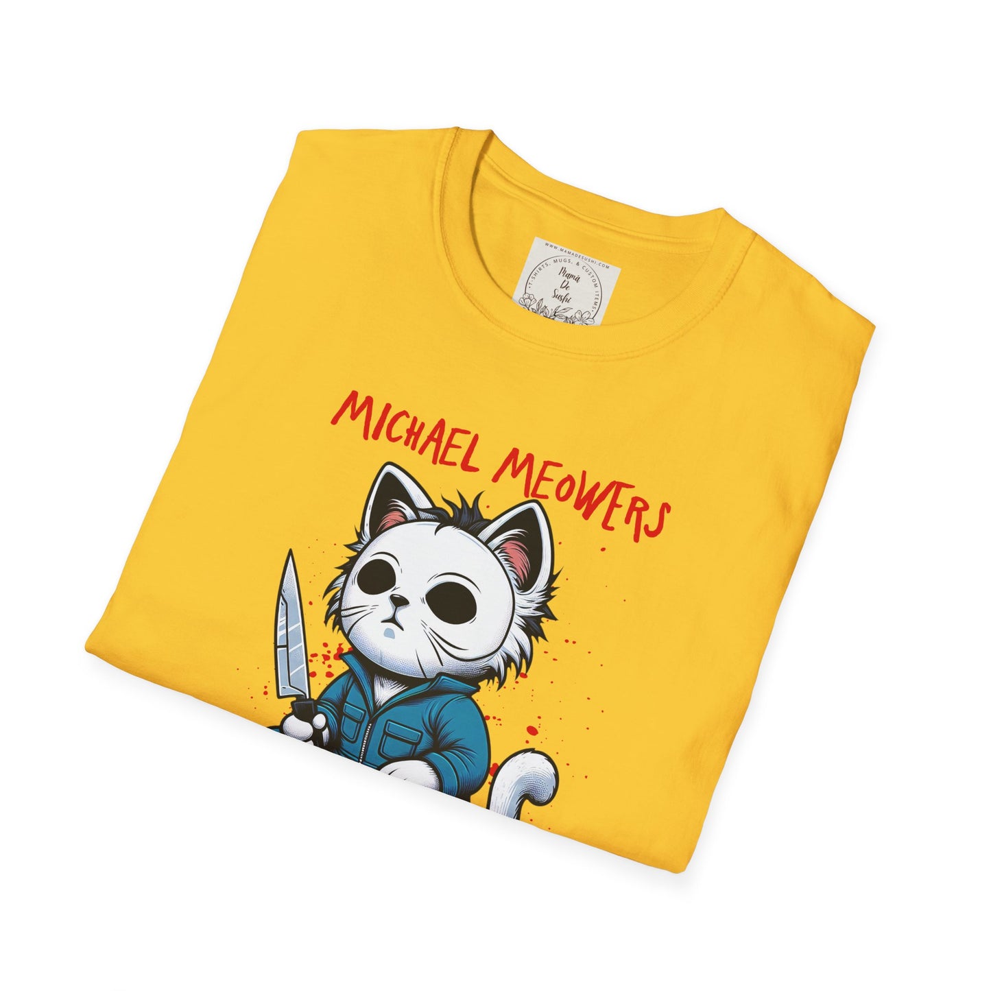 Michael Meowers - Cat - Kitty - MamaDeSushi - Unisex Softstyle T-Shirt