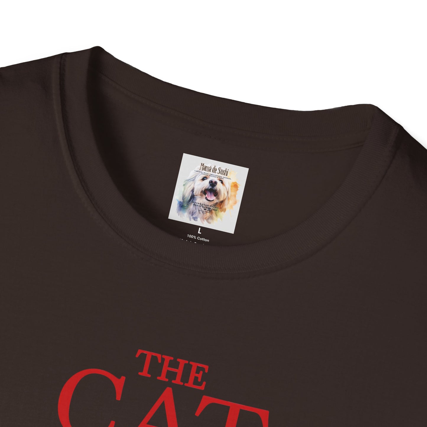 Cat Kitty Unisex Softstyle T-Shirt Nun Design