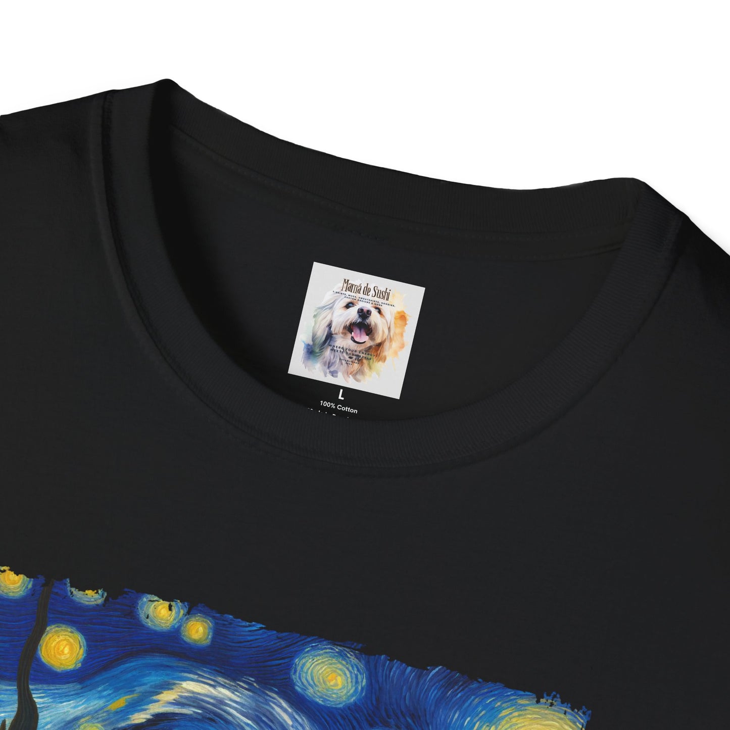 The BlackVang Cat - Kitty - MamaDeSushi - Unisex Softstyle T-Shirt