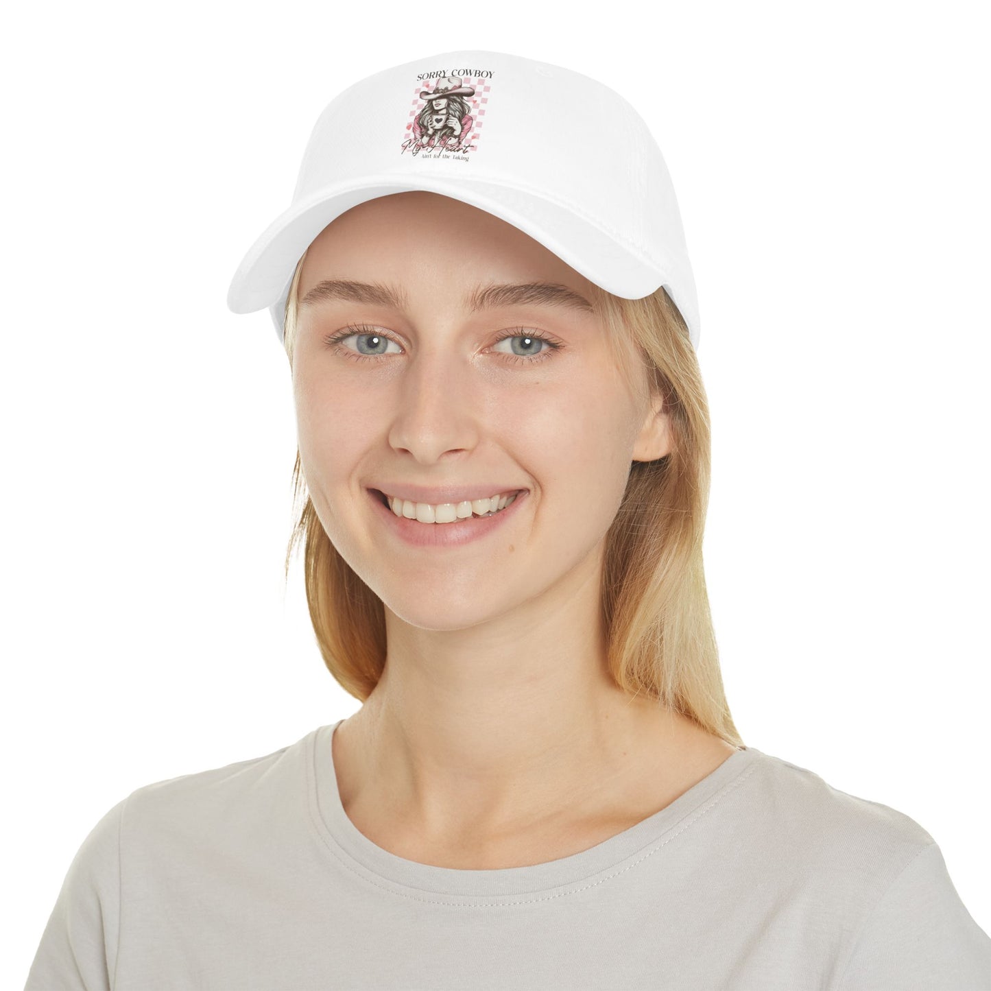 Low Profile Baseball Cap - Sorry Cowboy My Heart ain't for the taking