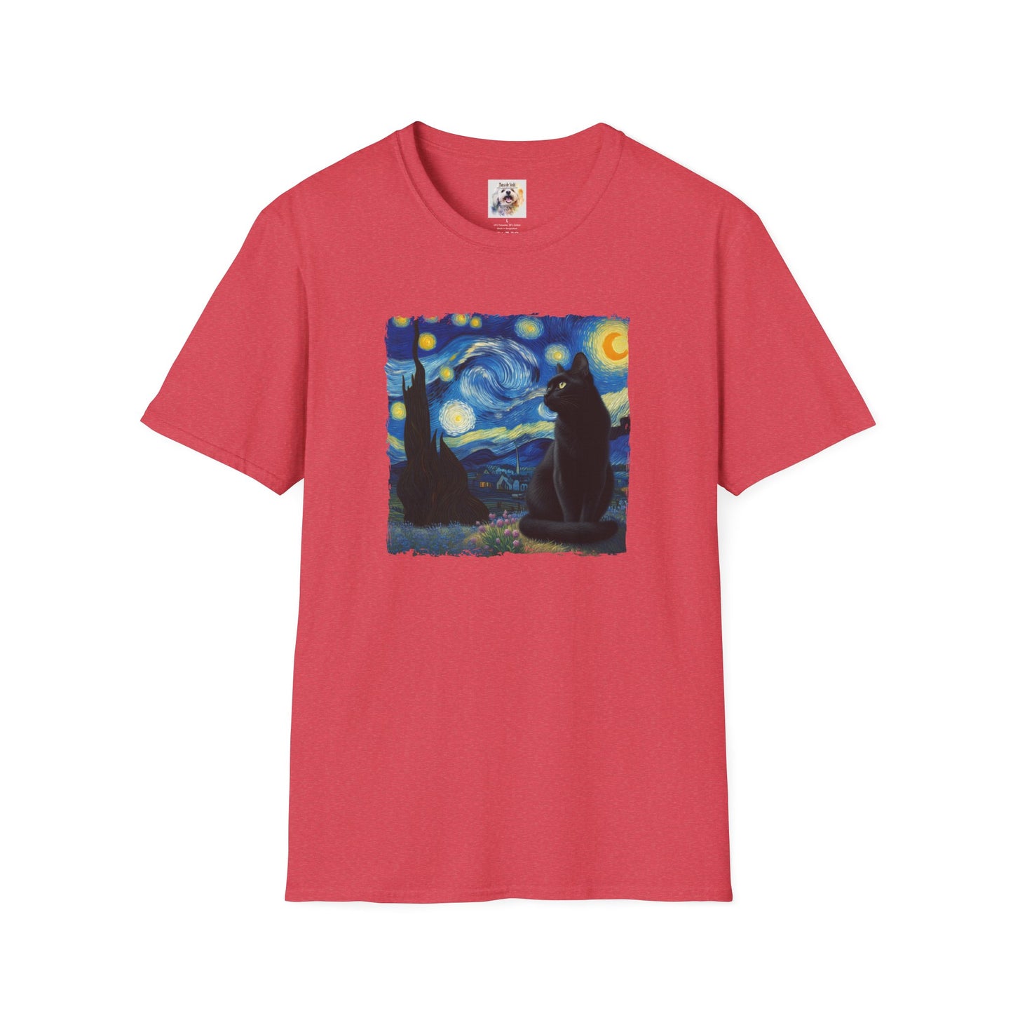 The BlackVang Cat - Kitty - MamaDeSushi - Unisex Softstyle T-Shirt