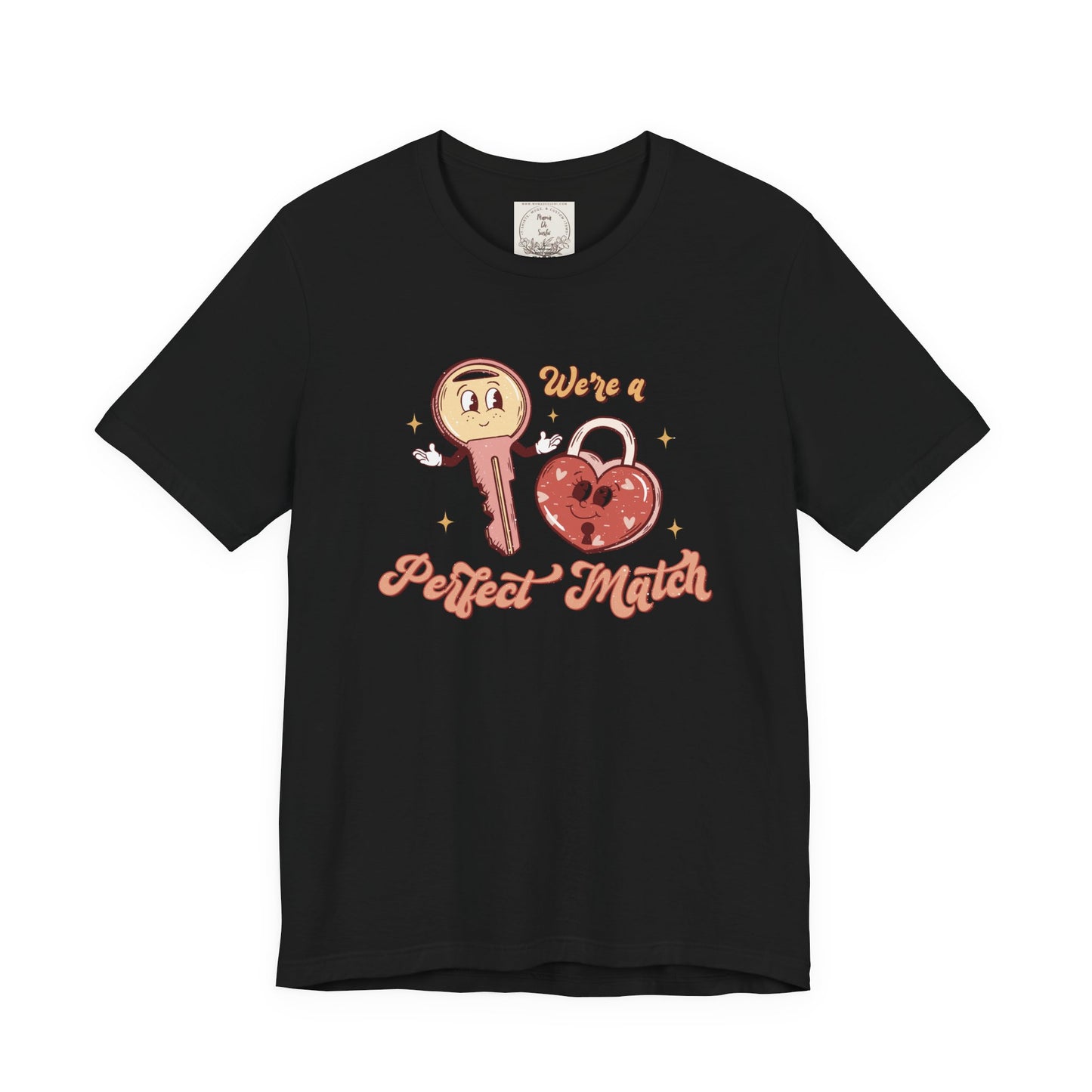 We're a perfect match Heart & Key - MamaDeSushi - Women's Favorite Tee