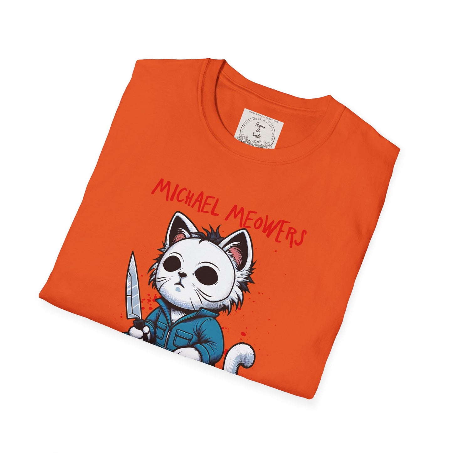 Michael Meowers - Cat - Kitty - MamaDeSushi - Unisex Softstyle T-Shirt