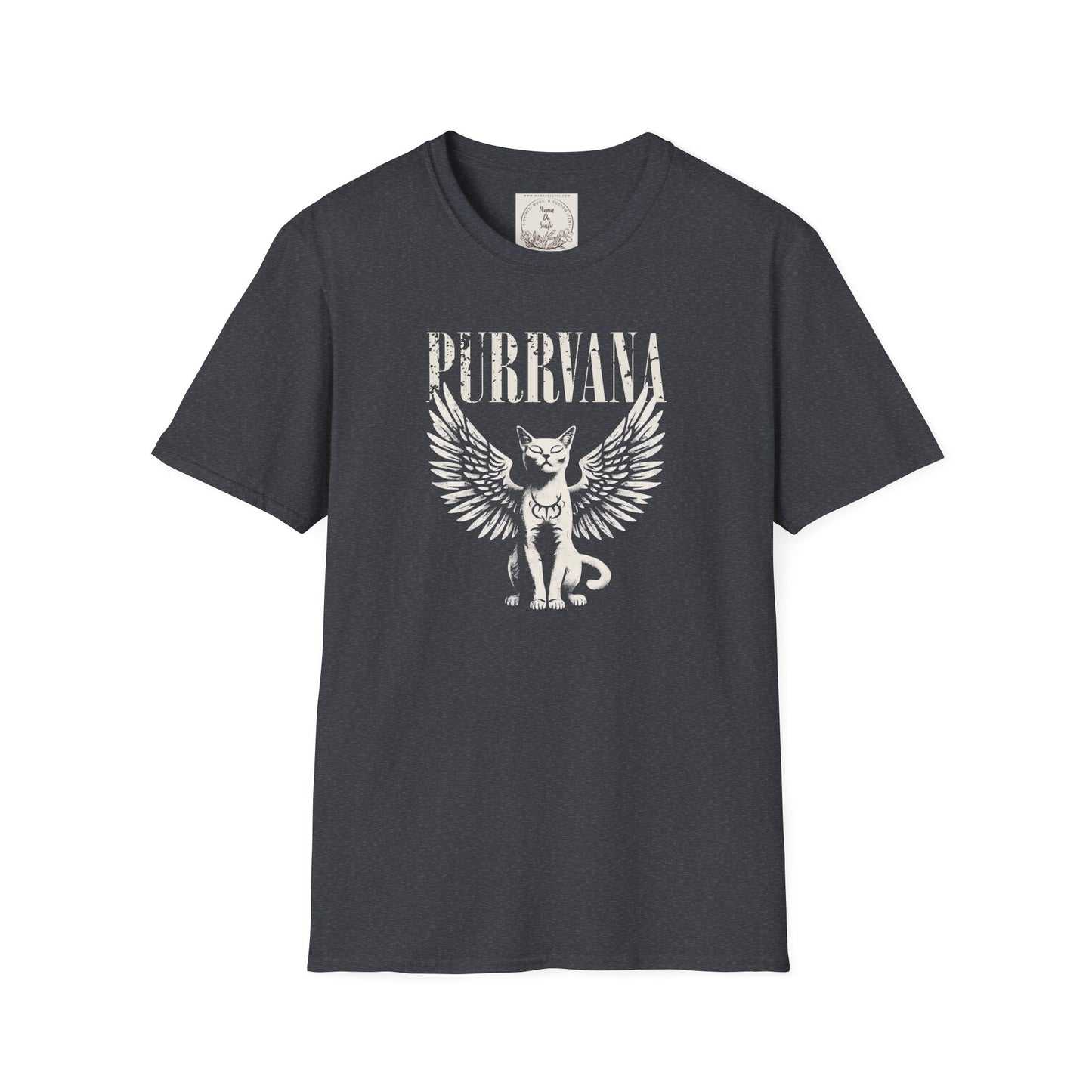 Purrvana - Cat - Kitty - MamaDeSushi - Unisex Softstyle T-Shirt