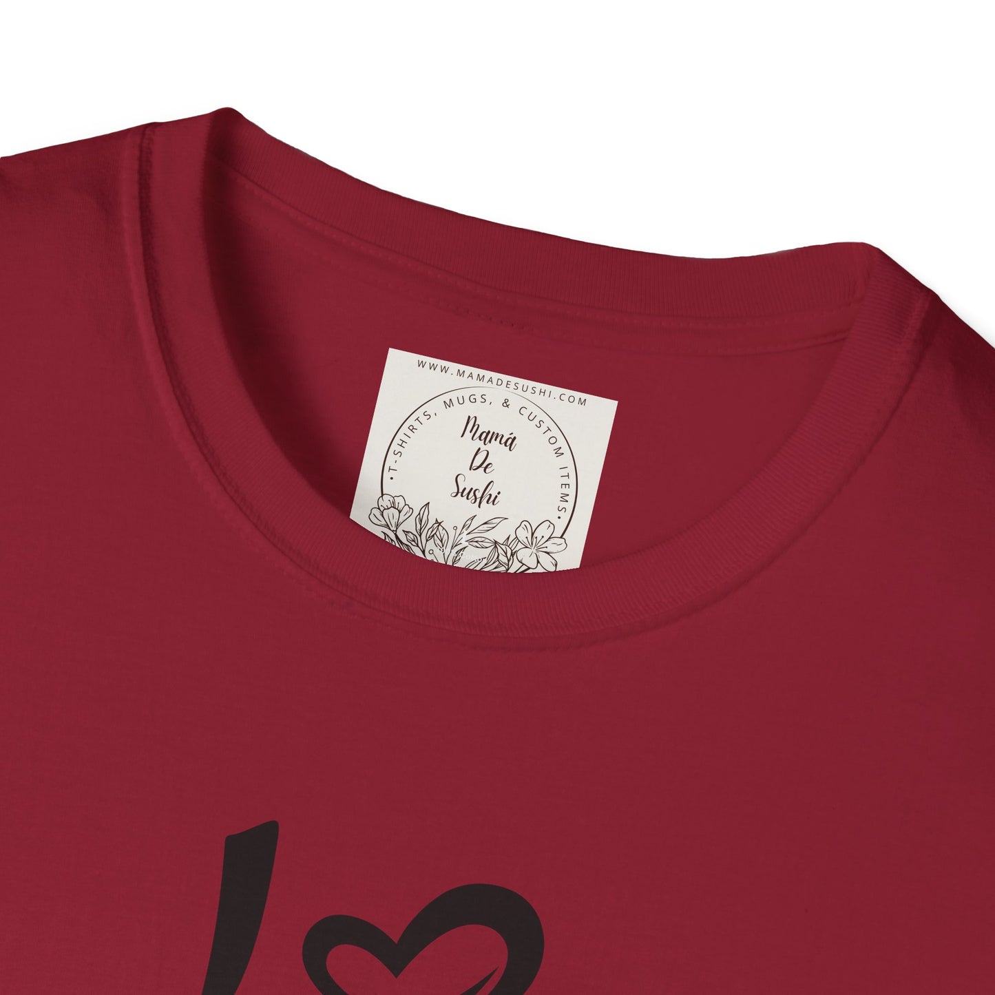 I heart Sushi - MamaDeSushi - Unisex Softstyle T-Shirt