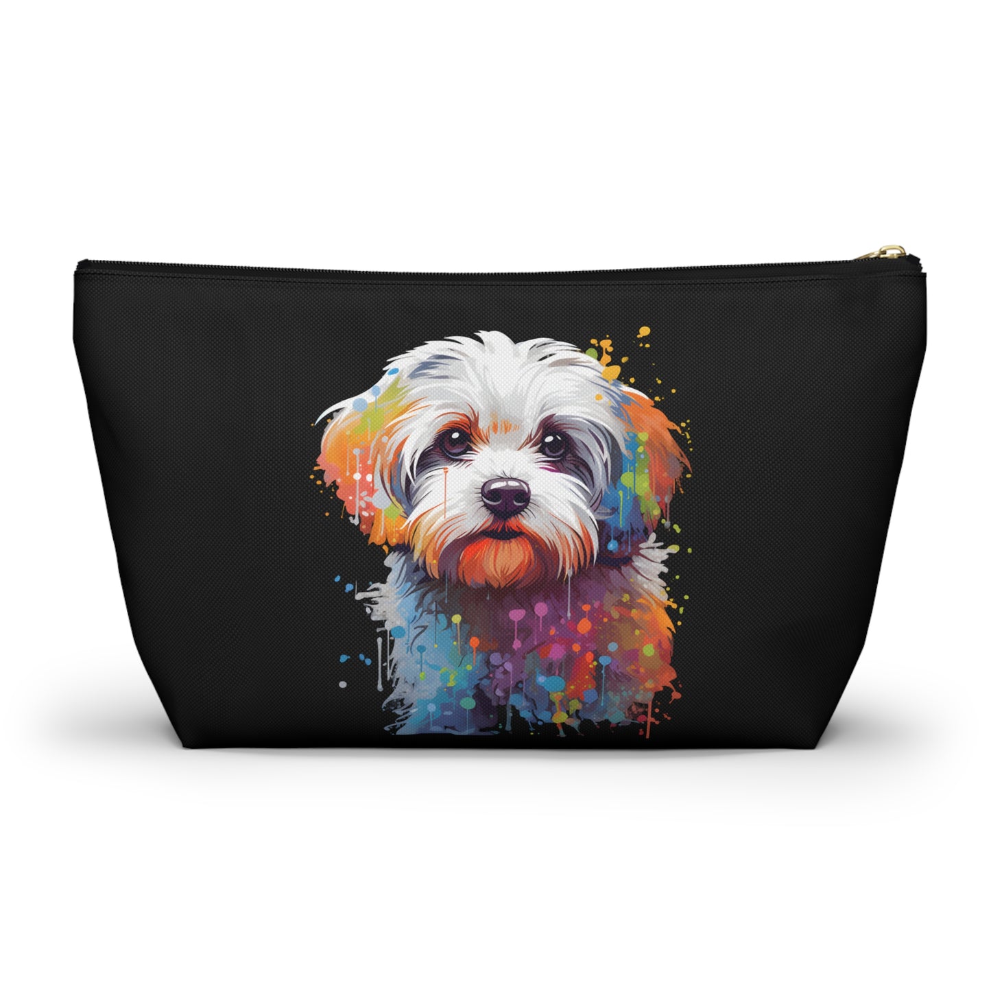 Splish Splash Maltese - MamaDeSushi - Accessory Pouch w T-bottom
