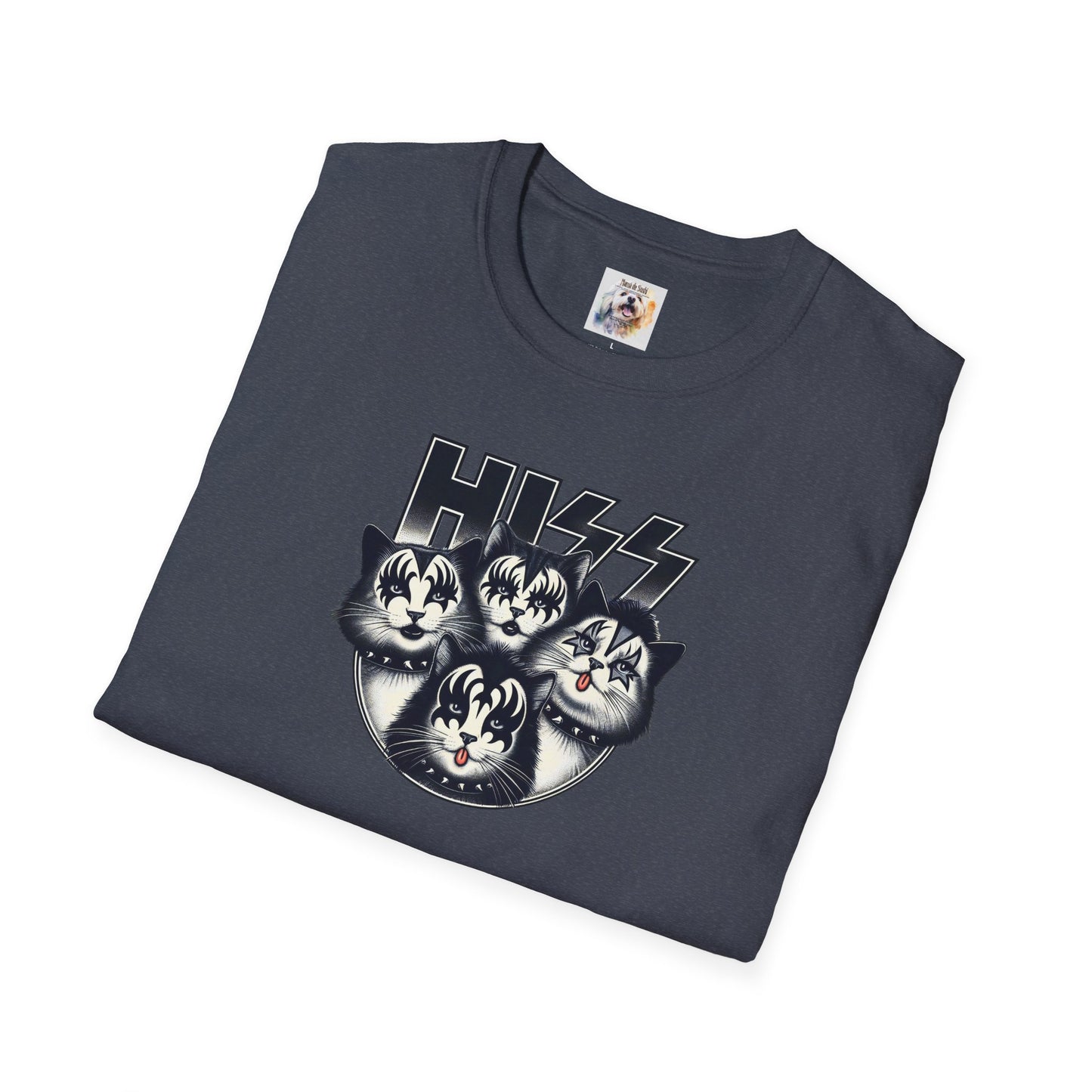 HIZZ - Cat - Kitty - MamaDeSushi - Unisex Softstyle T-Shirt