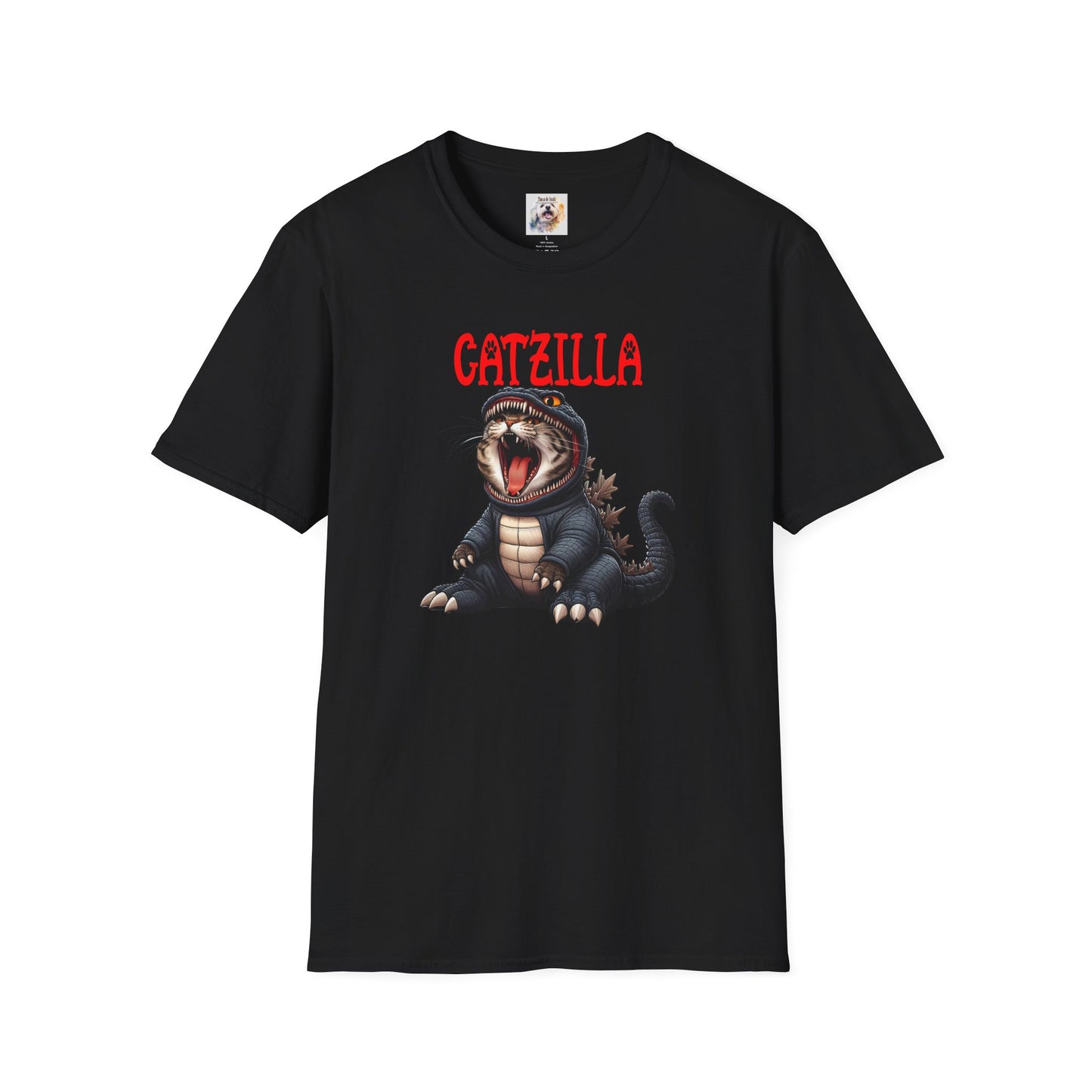 CatZilla - Cat - Kitty - MamaDeSushi - Unisex Softstyle T-Shirt