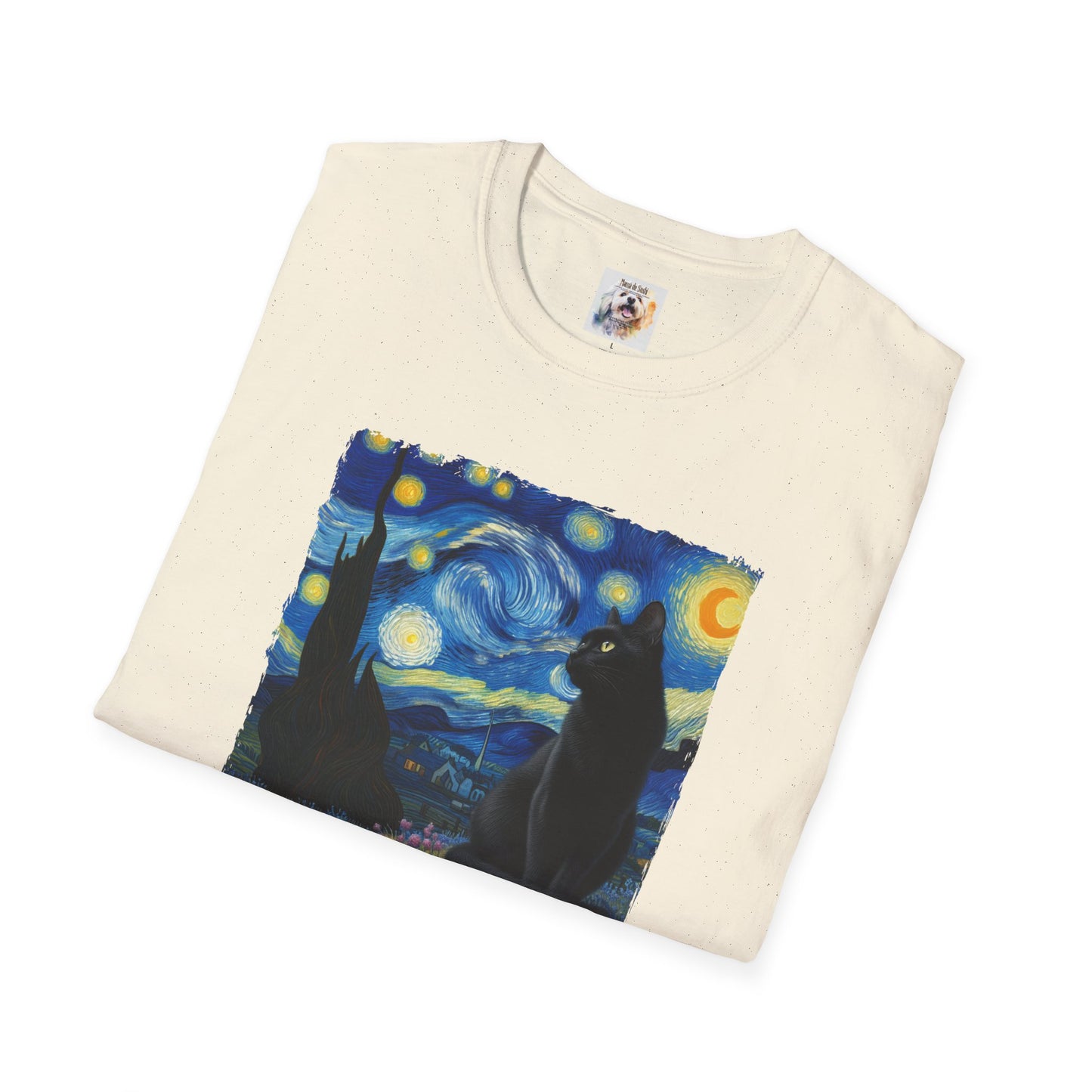 The BlackVang Cat - Kitty - MamaDeSushi - Unisex Softstyle T-Shirt
