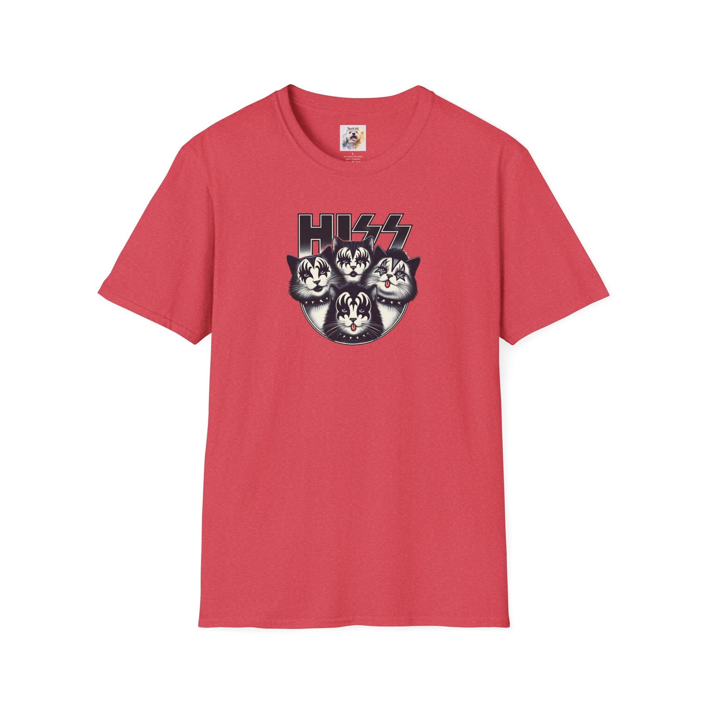 HIZZ - Cat - Kitty - MamaDeSushi - Unisex Softstyle T-Shirt