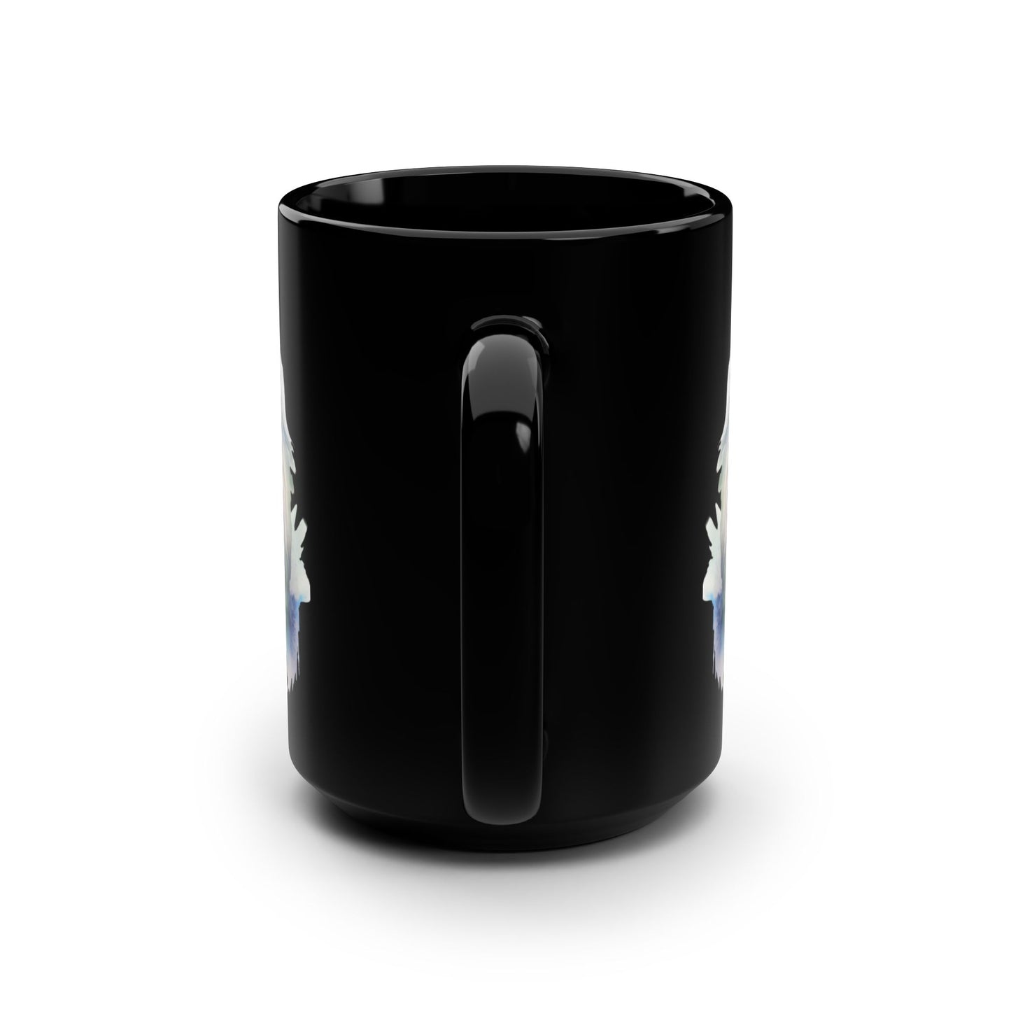 Sushi Happy - MamaDeSushi - Black Mug, 15oz
