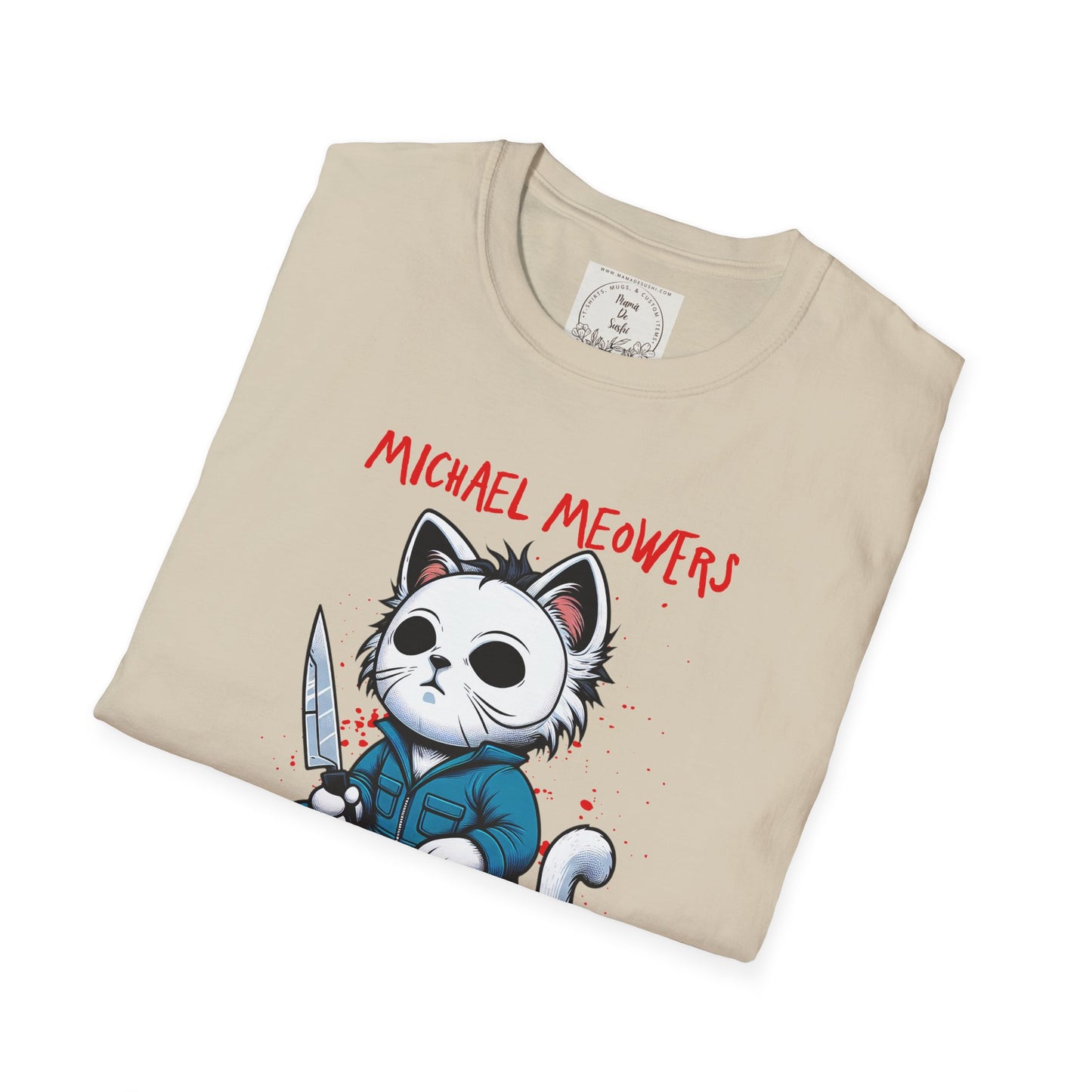 Michael Meowers - Cat - Kitty - MamaDeSushi - Unisex Softstyle T-Shirt