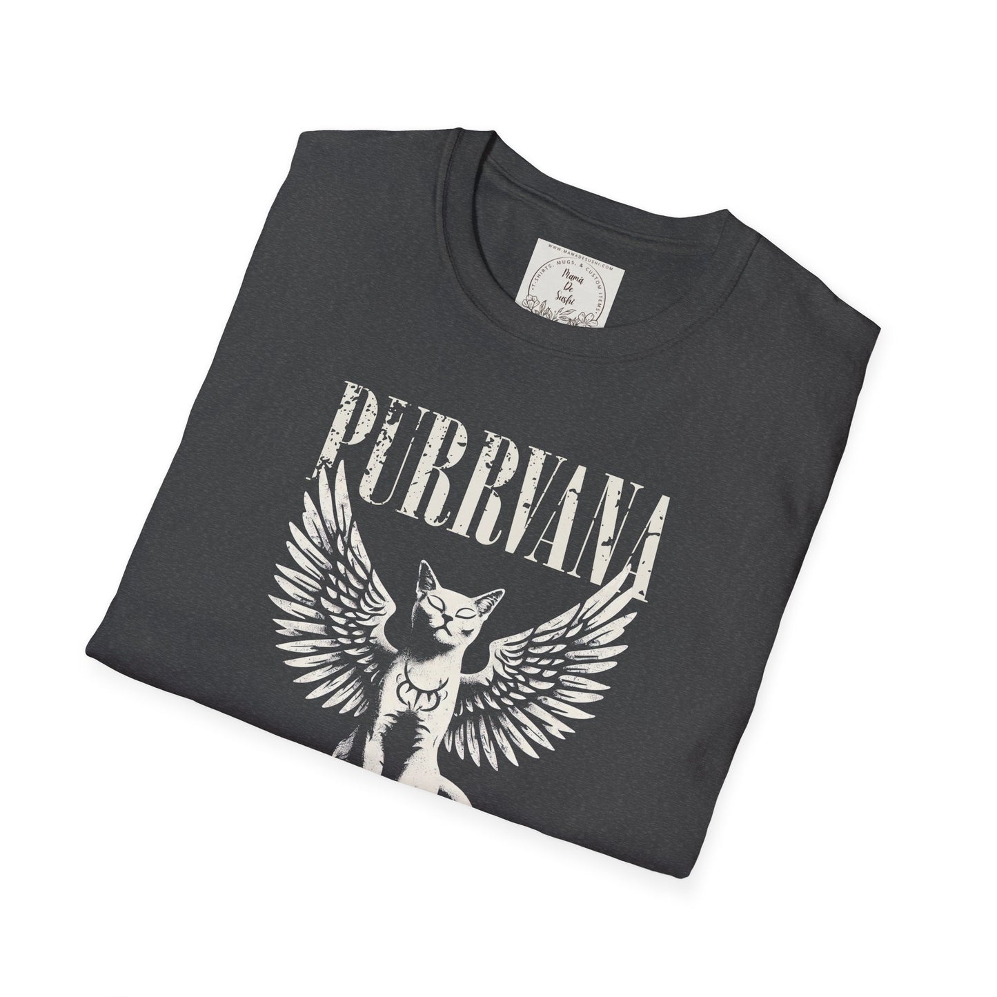 Purrvana - Cat - Kitty - MamaDeSushi - Unisex Softstyle T-Shirt
