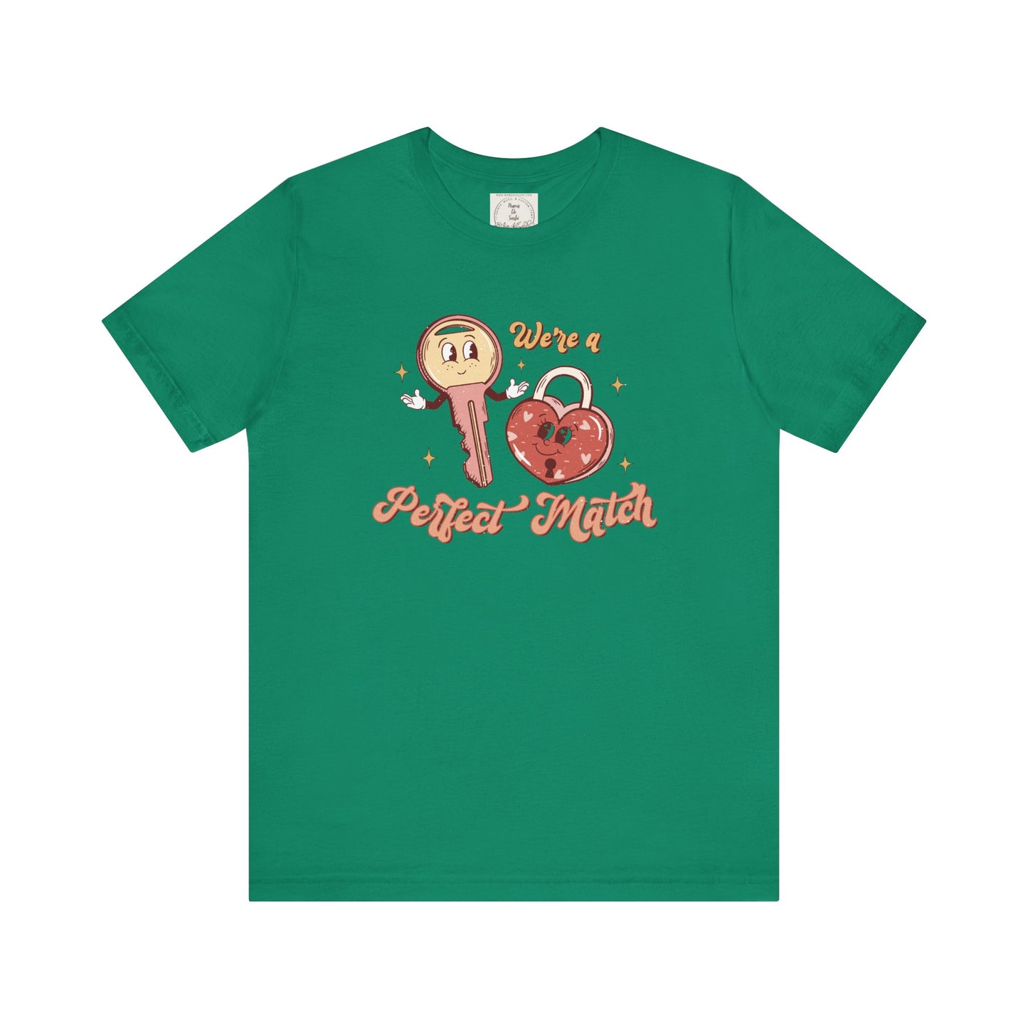 We're a perfect match Heart & Key - MamaDeSushi - Women's Favorite Tee