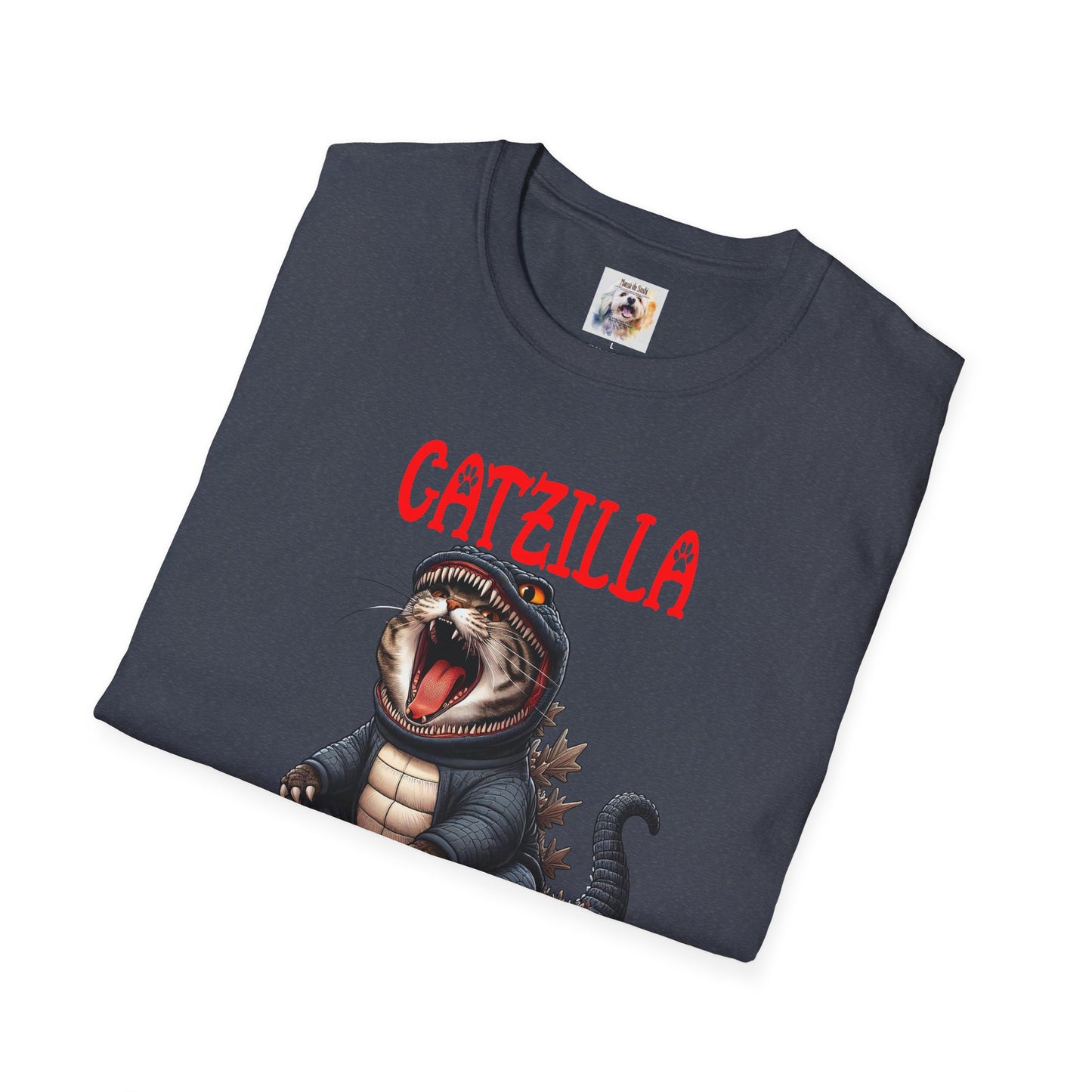 CatZilla - Cat - Kitty - MamaDeSushi - Unisex Softstyle T-Shirt