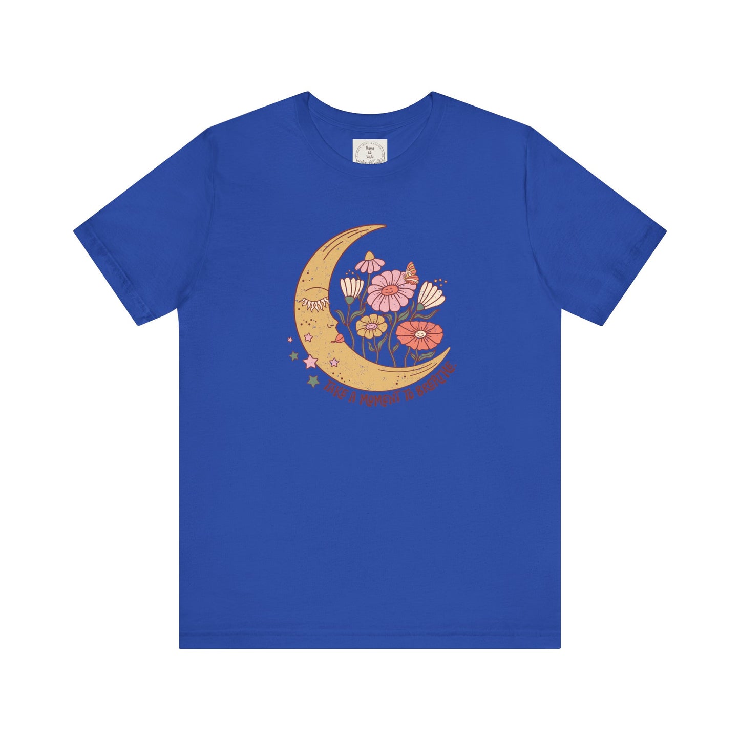Take a moment to breathe - Boho Retro - MamaDeSushi - Unisex Jersey Short Sleeve Tee