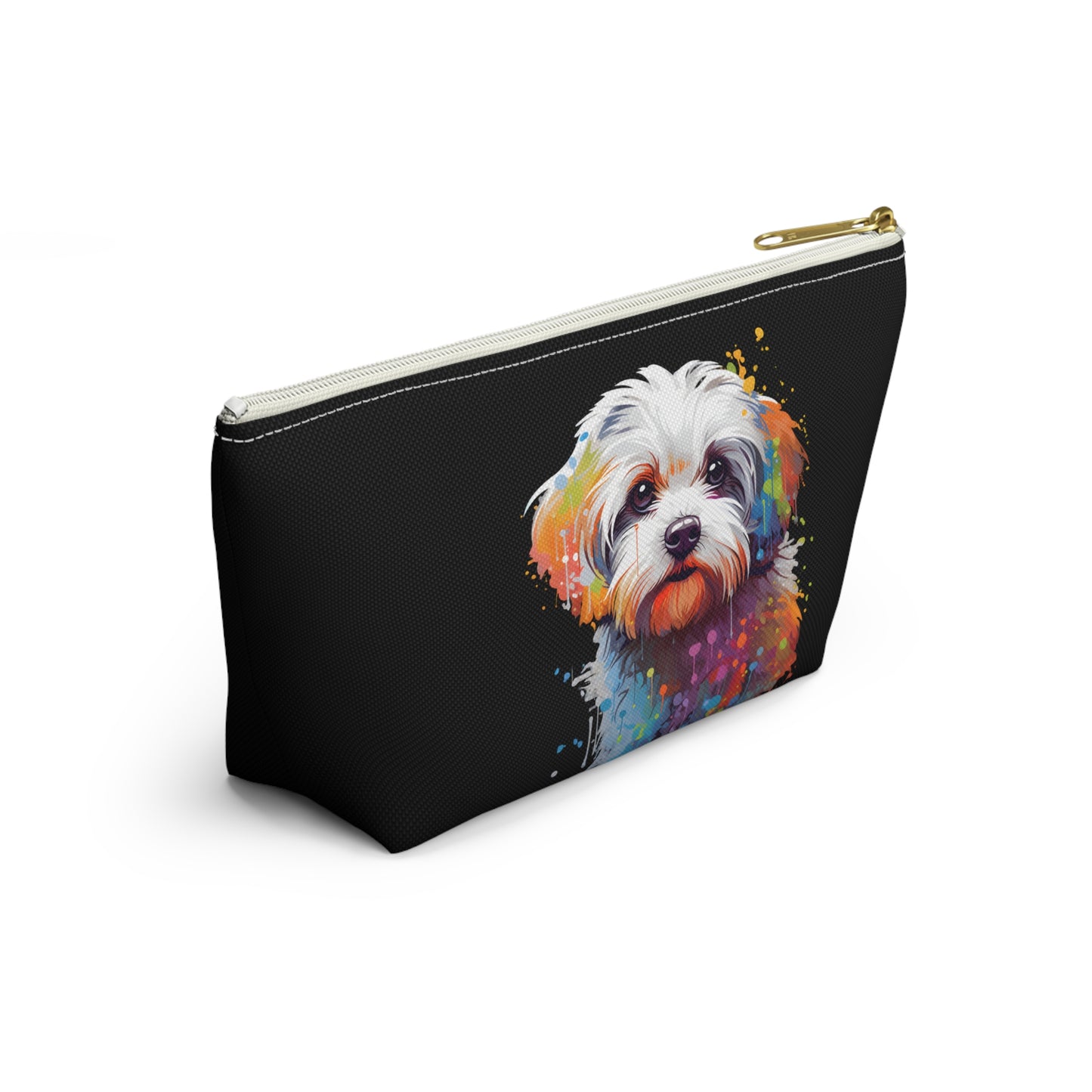 Splish Splash Maltese - MamaDeSushi - Accessory Pouch w T-bottom
