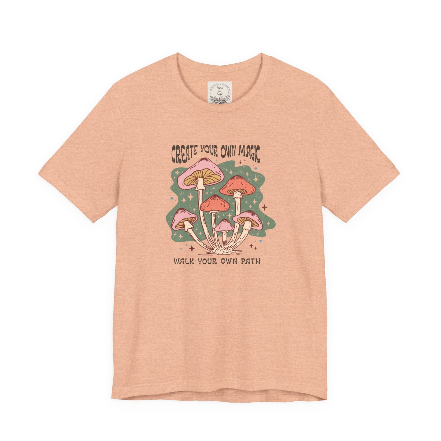 Create your own Magic walk your own path - Boho Retro - MamaDeSushi - Unisex Jersey Short Sleeve Tee