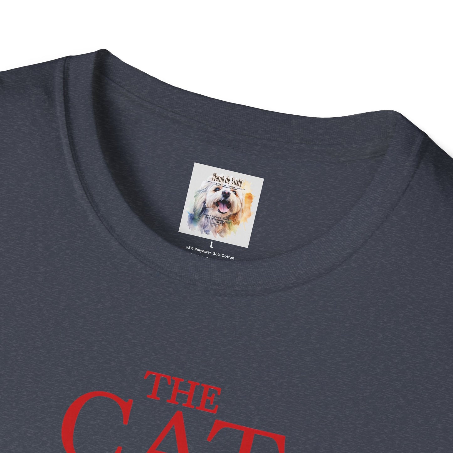 Cat Kitty Unisex Softstyle T-Shirt Nun Design