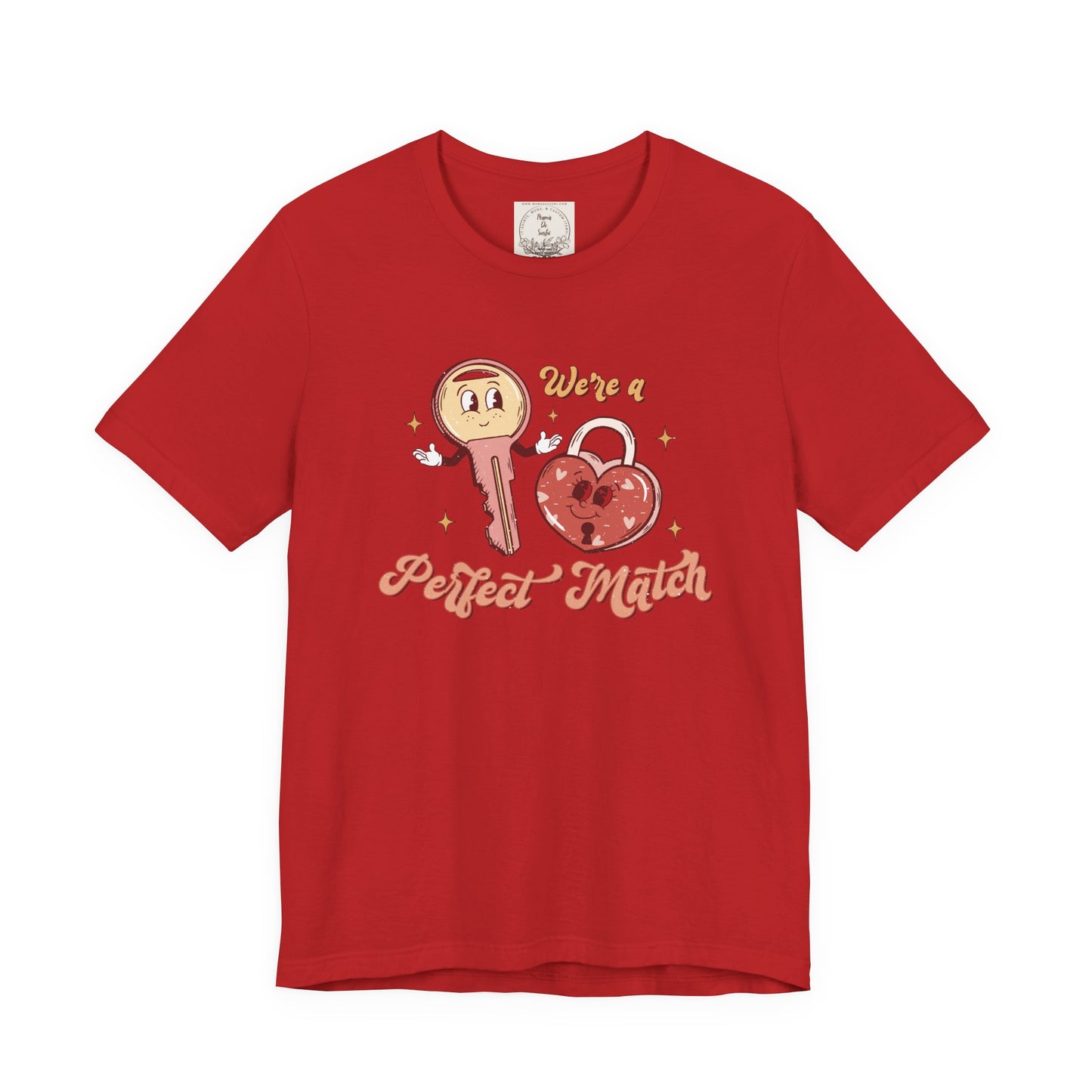 We're a perfect match Heart & Key - MamaDeSushi - Women's Favorite Tee
