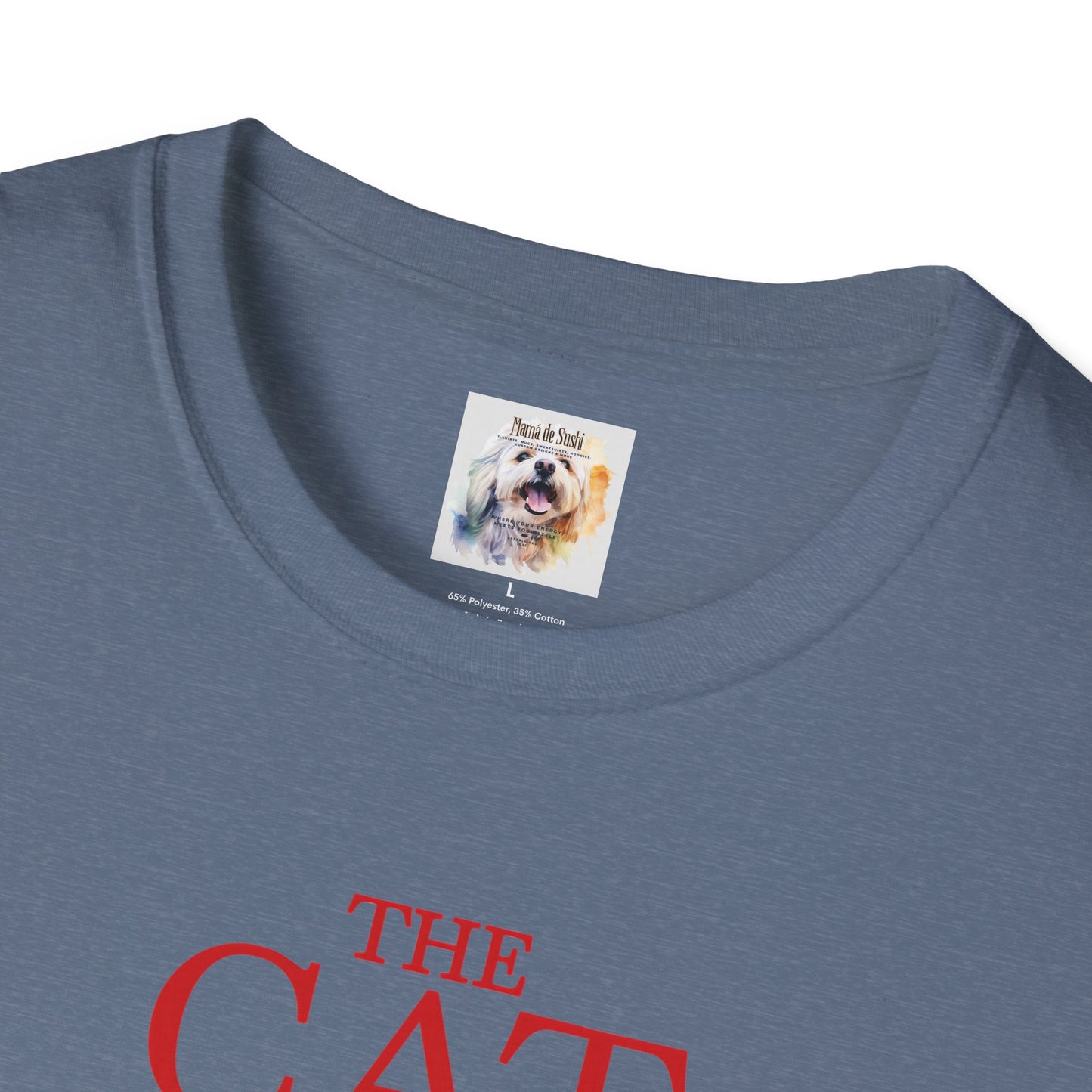 Cat Kitty Unisex Softstyle T-Shirt Nun Design