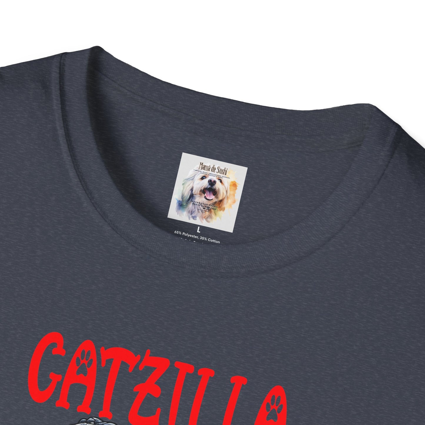 CatZilla - Cat - Kitty - MamaDeSushi - Unisex Softstyle T-Shirt