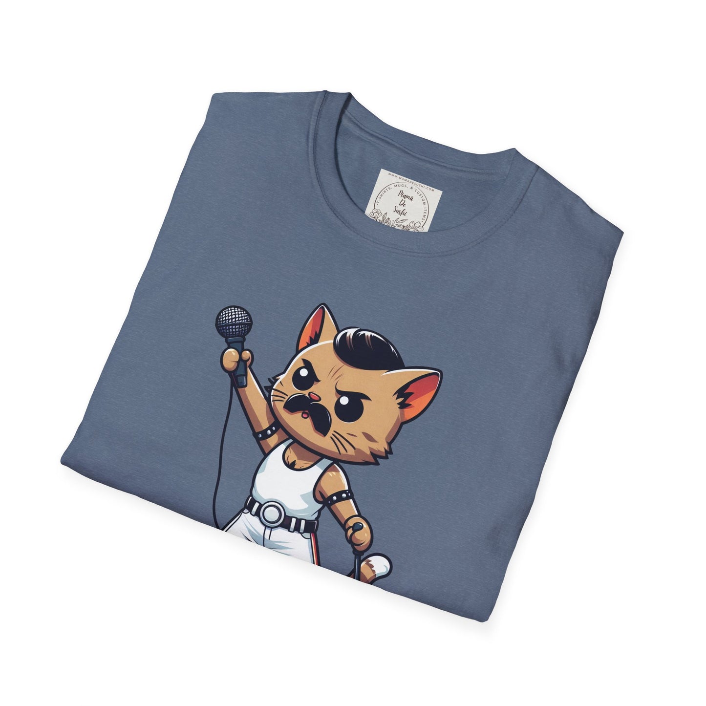 Kitty Mercury - Cat - Kitty - MamaDeSushi - Unisex Softstyle T-Shirt