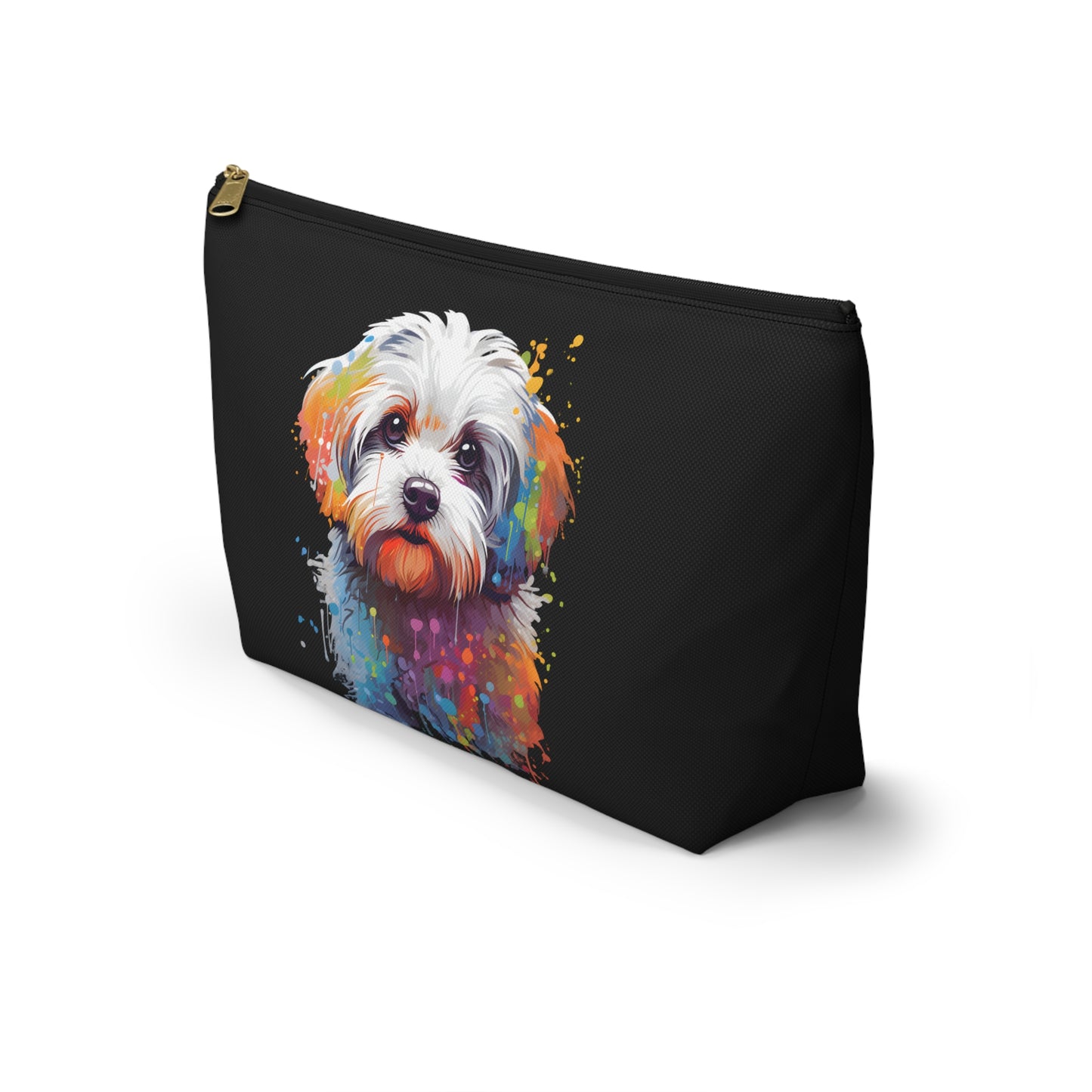 Splish Splash Maltese - MamaDeSushi - Accessory Pouch w T-bottom