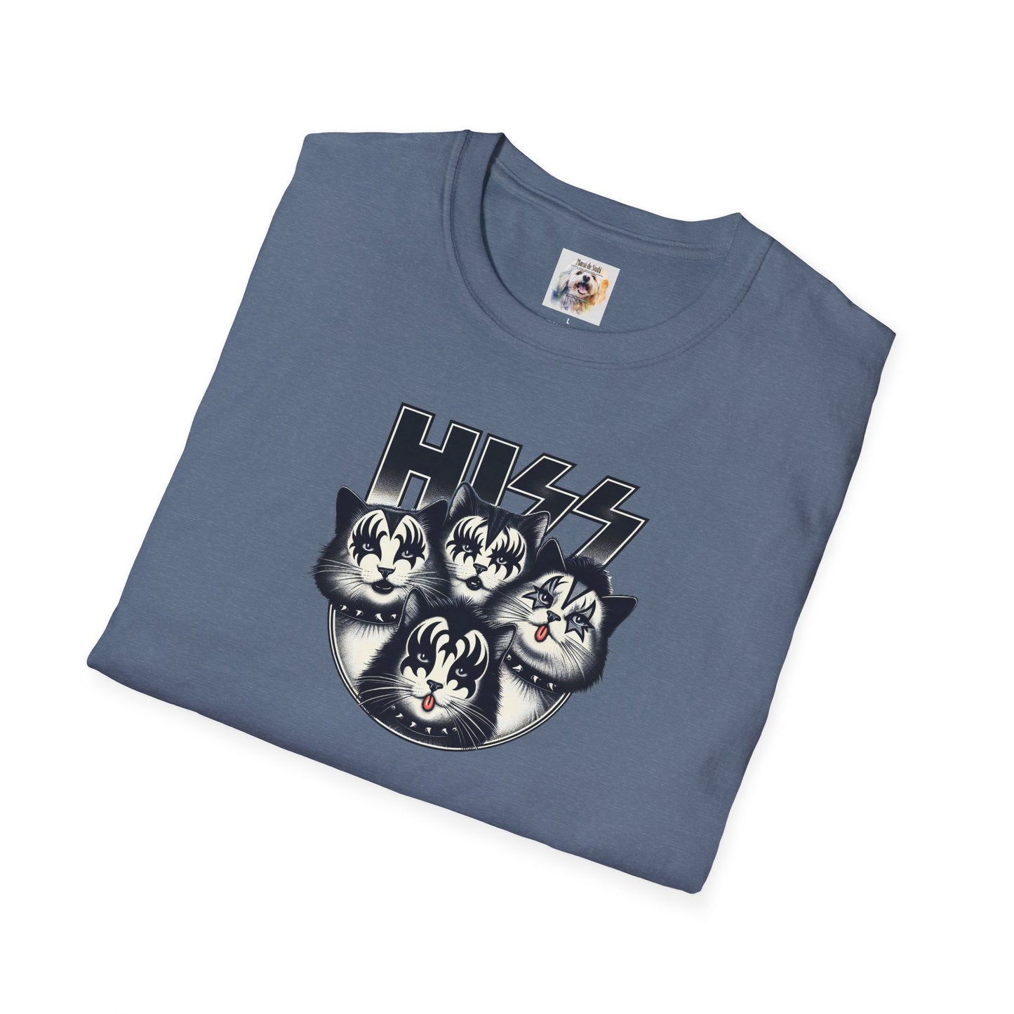 HIZZ - Cat - Kitty - MamaDeSushi - Unisex Softstyle T-Shirt