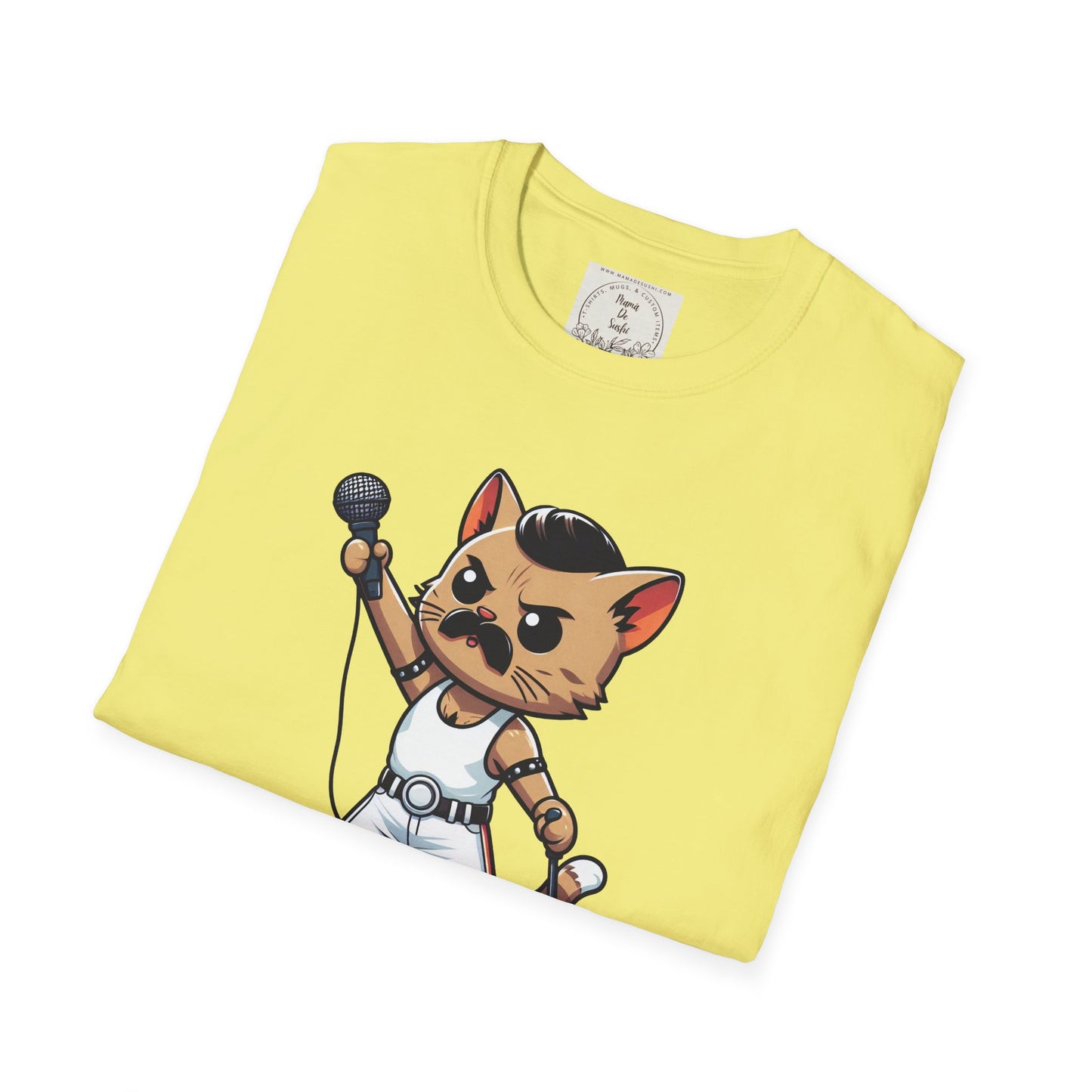 Kitty Mercury - Cat - Kitty - MamaDeSushi - Unisex Softstyle T-Shirt