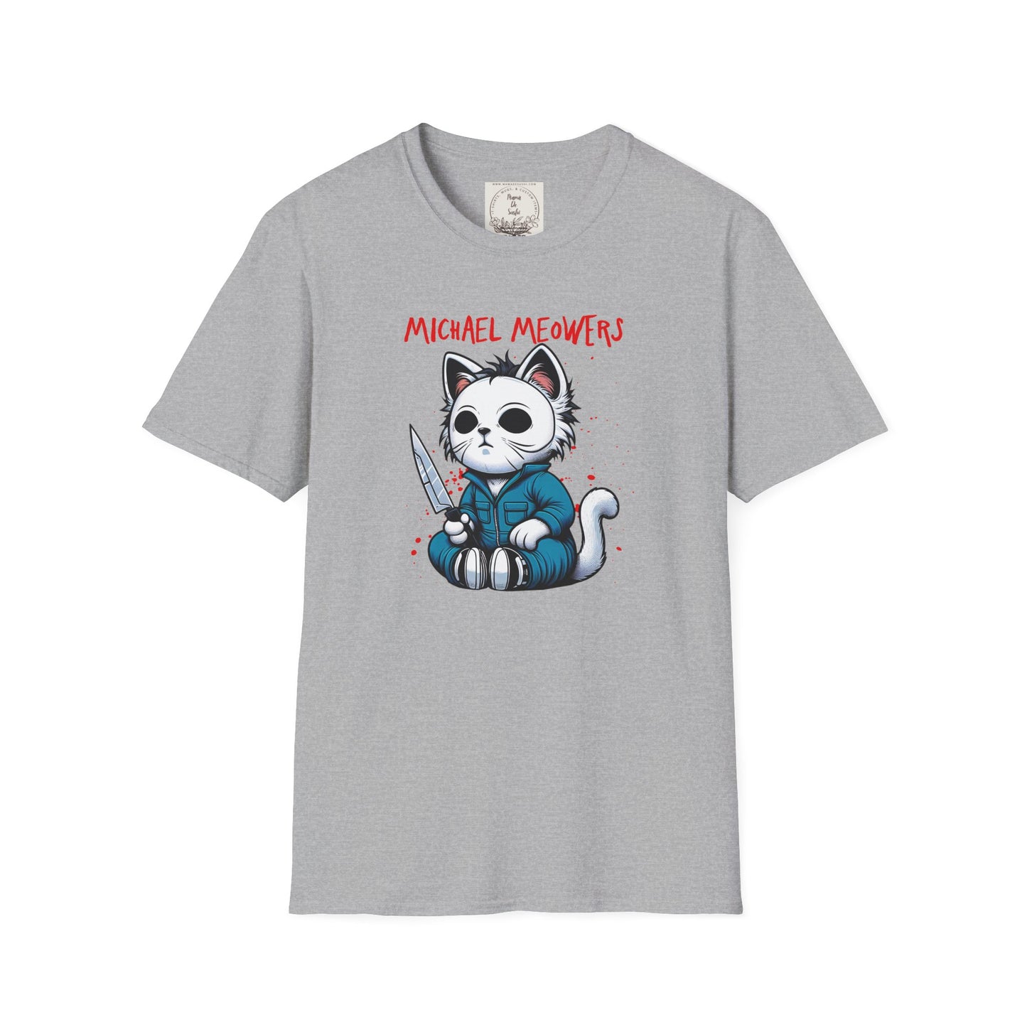Michael Meowers - Cat - Kitty - MamaDeSushi - Unisex Softstyle T-Shirt