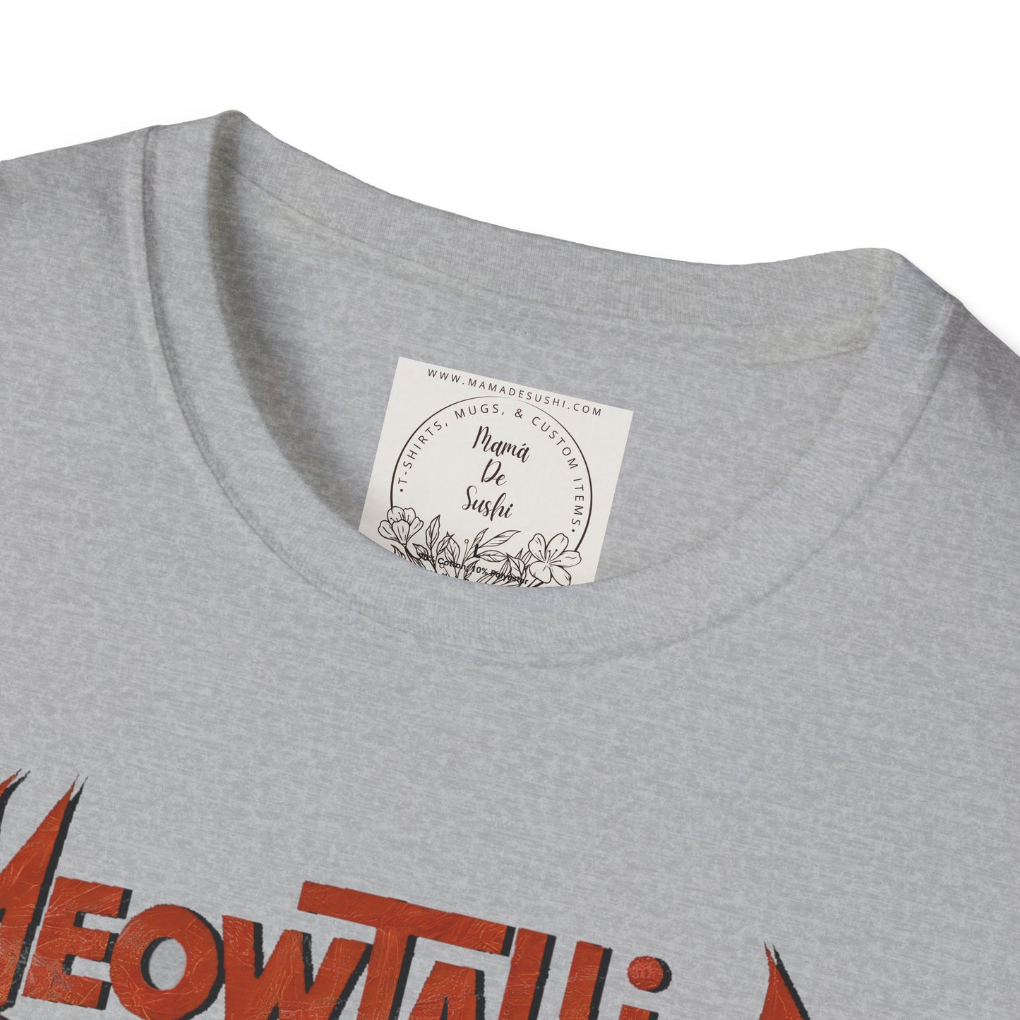 MeowTallicA Cat - Kitty - MamaDeSushi - Unisex Softstyle T-Shirt