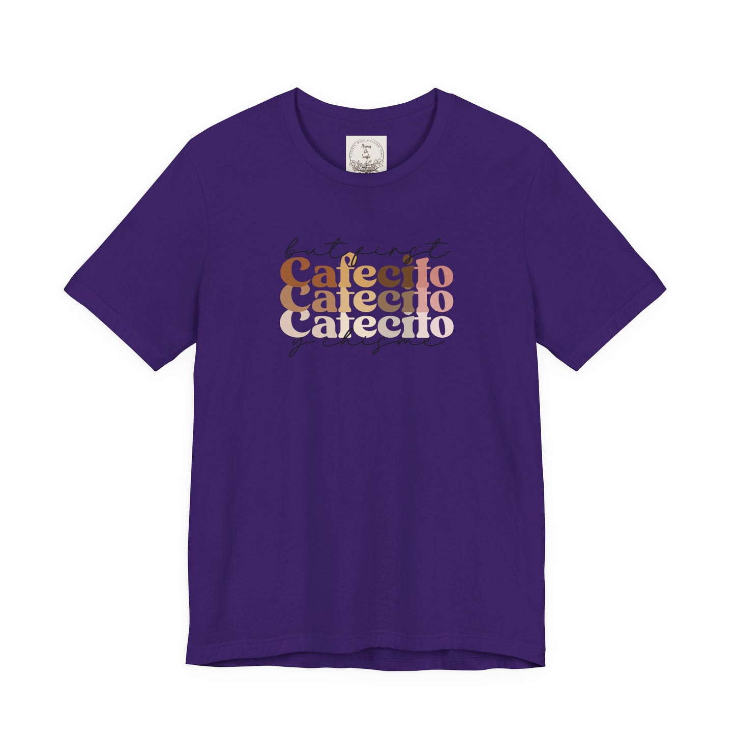 But first cafecito y chisme - Cafe y Conchas - MamaDeSushi - Unisex Jersey Short Sleeve Tee