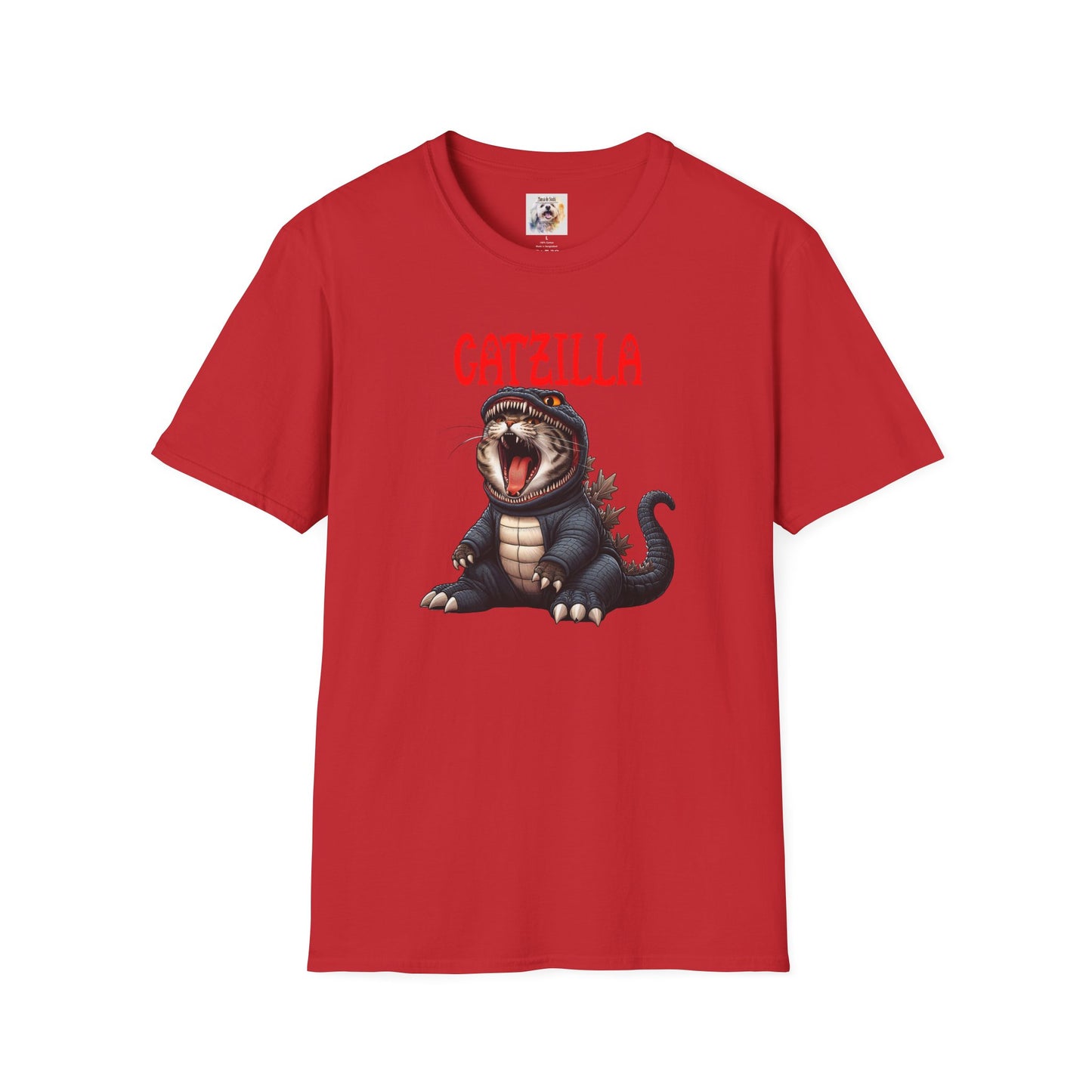 CatZilla - Cat - Kitty - MamaDeSushi - Unisex Softstyle T-Shirt