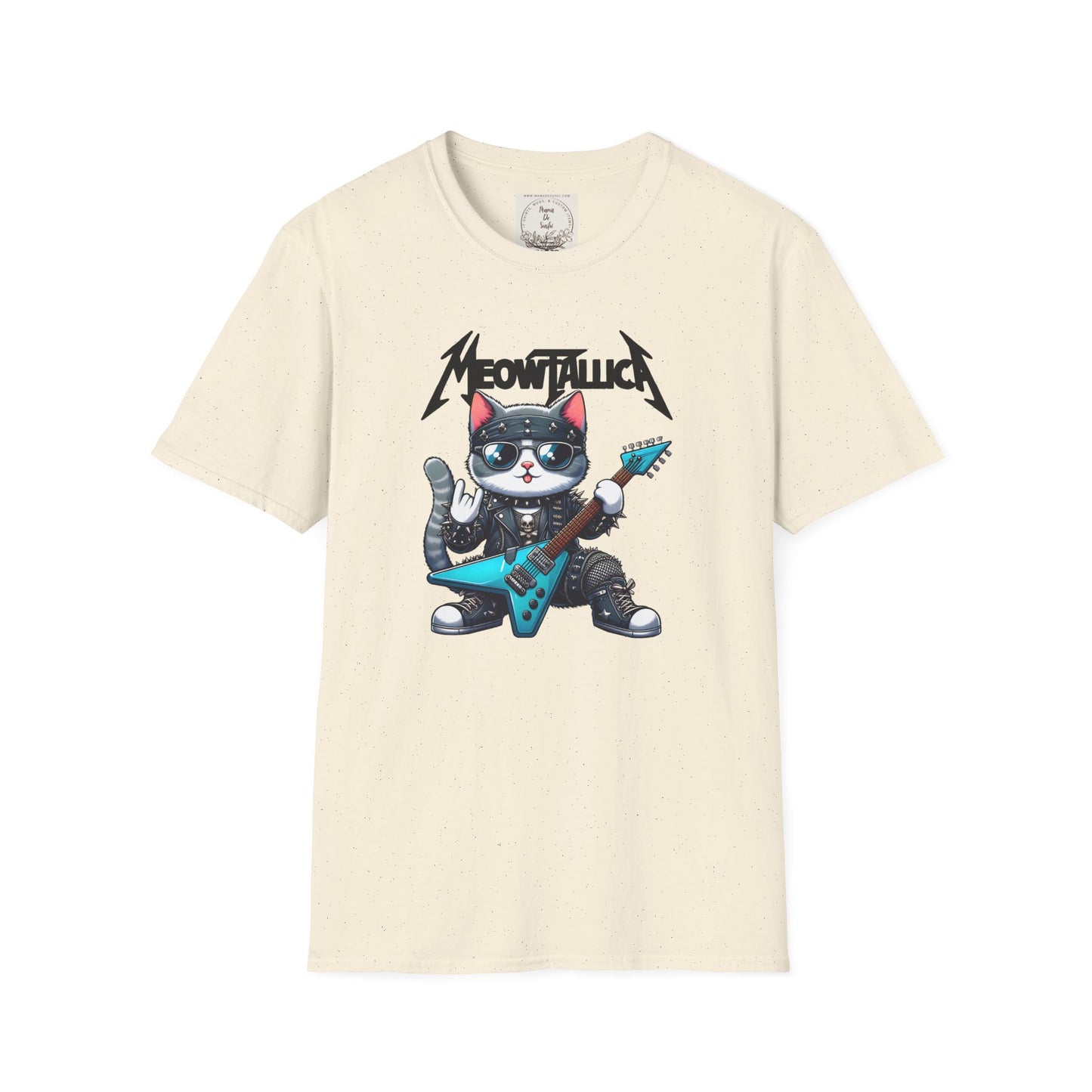 MeowTallica - Cat - Kitty - MamaDeSushi - Unisex Softstyle T-Shirt