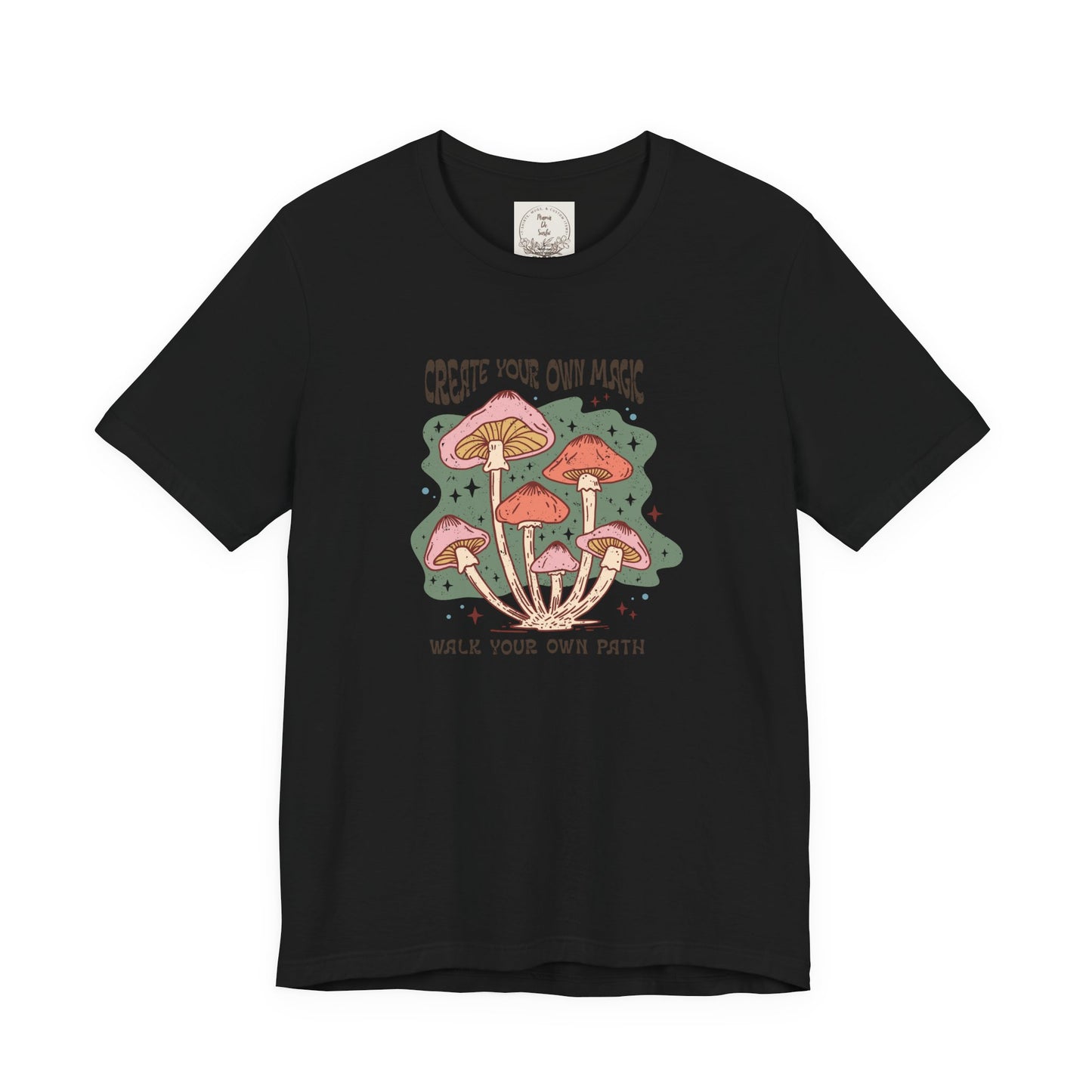 Create your own Magic walk your own path - Boho Retro - MamaDeSushi - Unisex Jersey Short Sleeve Tee