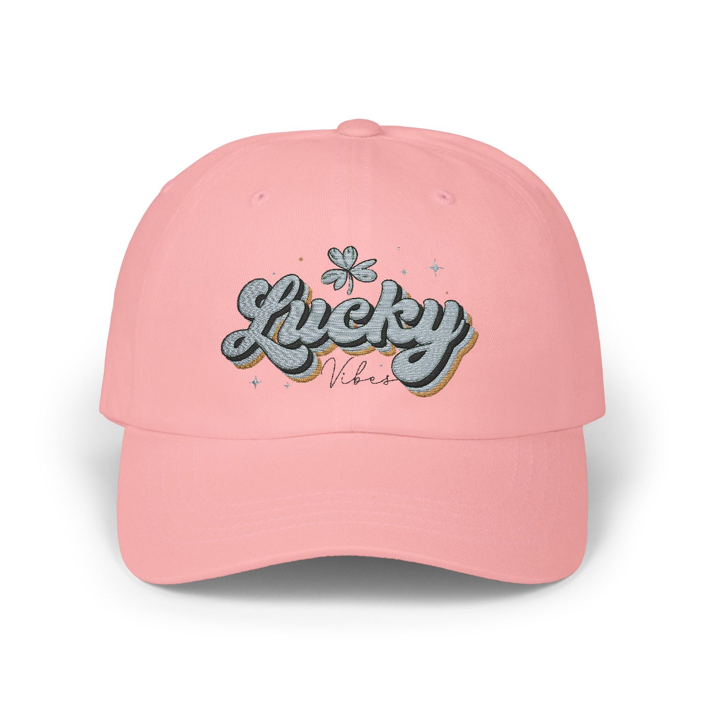 Embroidered Cap, Lucky Design, Vintage Style Hat, Cool Baseball Cap, Men or Woman Gift