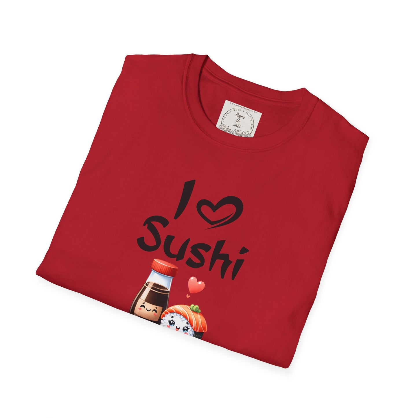 I heart Sushi - MamaDeSushi - Unisex Softstyle T-Shirt