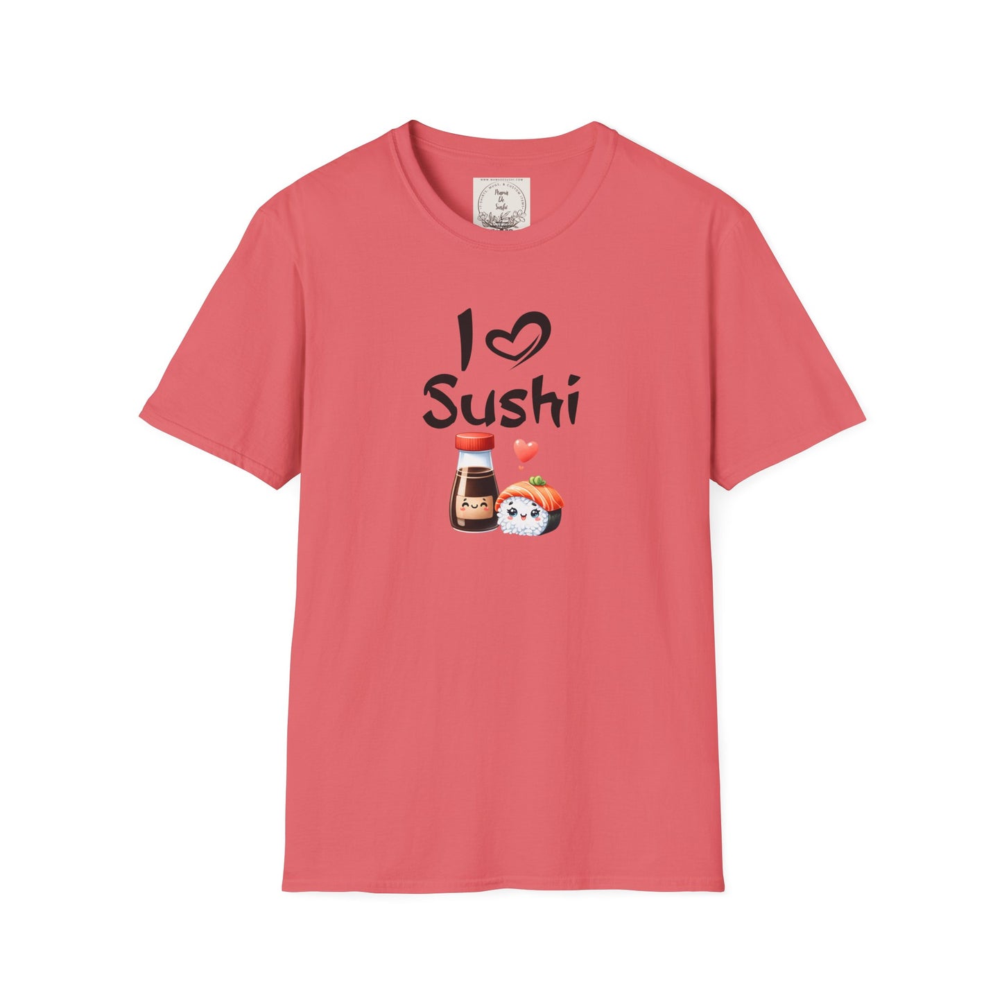 I heart Sushi - MamaDeSushi - Unisex Softstyle T-Shirt