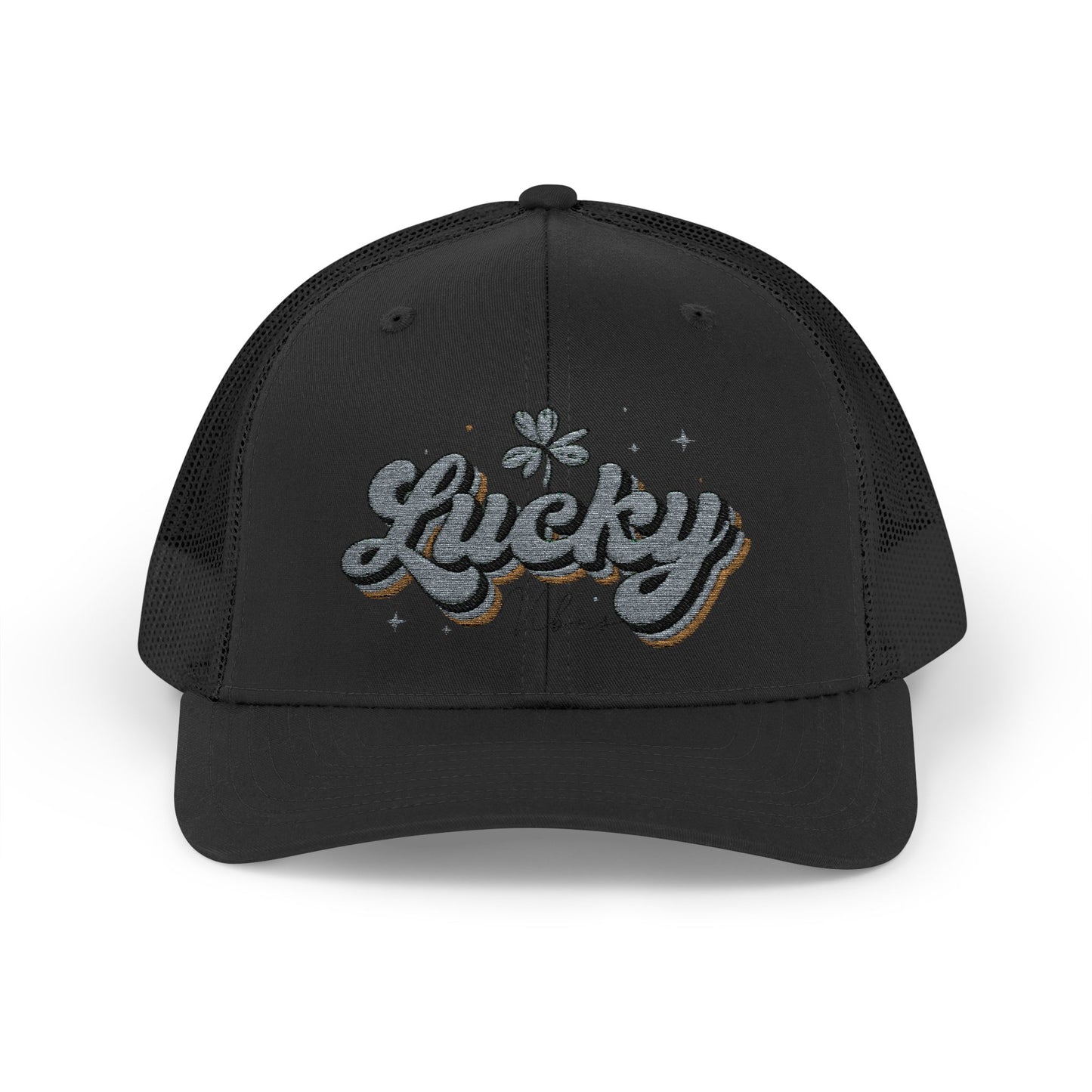 Lucky Vibes Snapback Trucker Cap, Casual Everyday Wear, Gift for Him/Her, Luck Charm Cap, Festival Hat