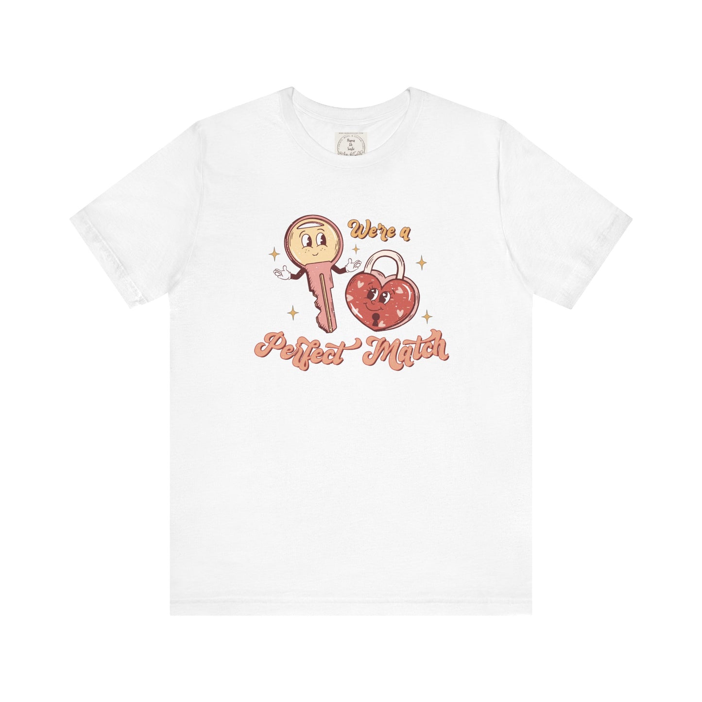 We're a perfect match Heart & Key - MamaDeSushi - Women's Favorite Tee