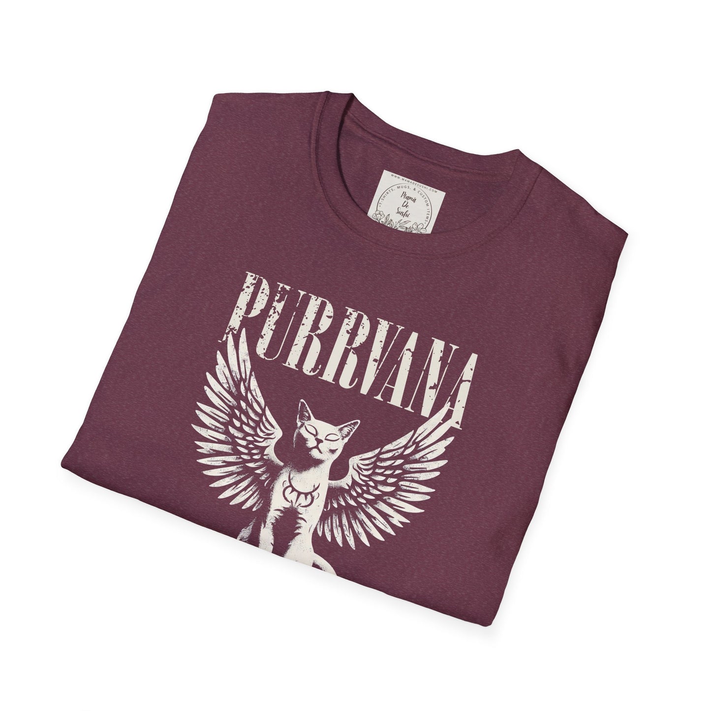 Purrvana - Cat - Kitty - MamaDeSushi - Unisex Softstyle T-Shirt