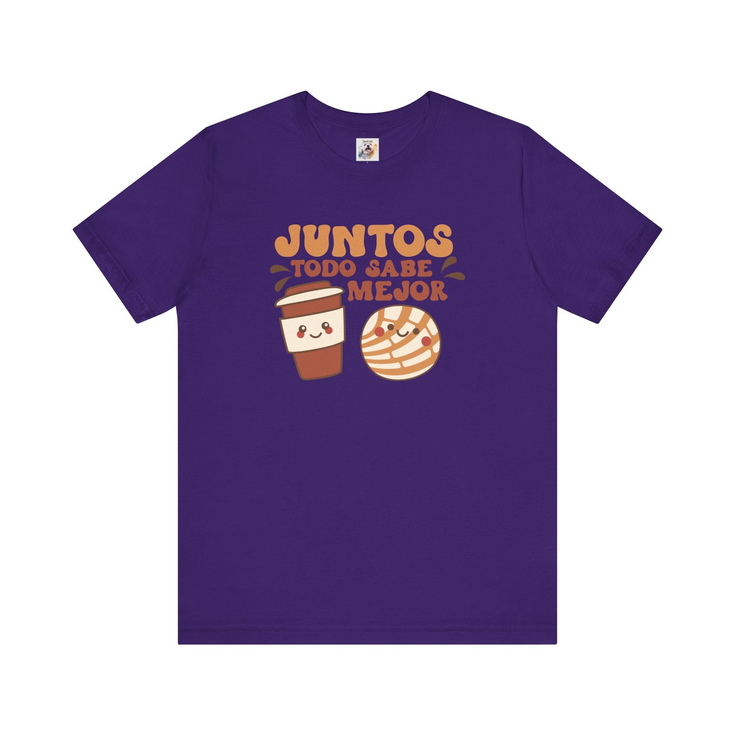 Juntos todo sabe mejor - Cafe y Conchas - MamaDeSushi - Unisex Jersey Short Sleeve Tee