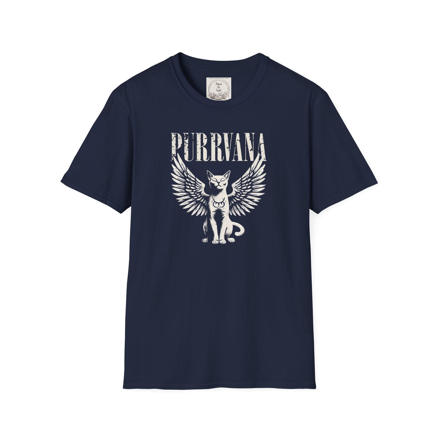 Purrvana - Cat - Kitty - MamaDeSushi - Unisex Softstyle T-Shirt